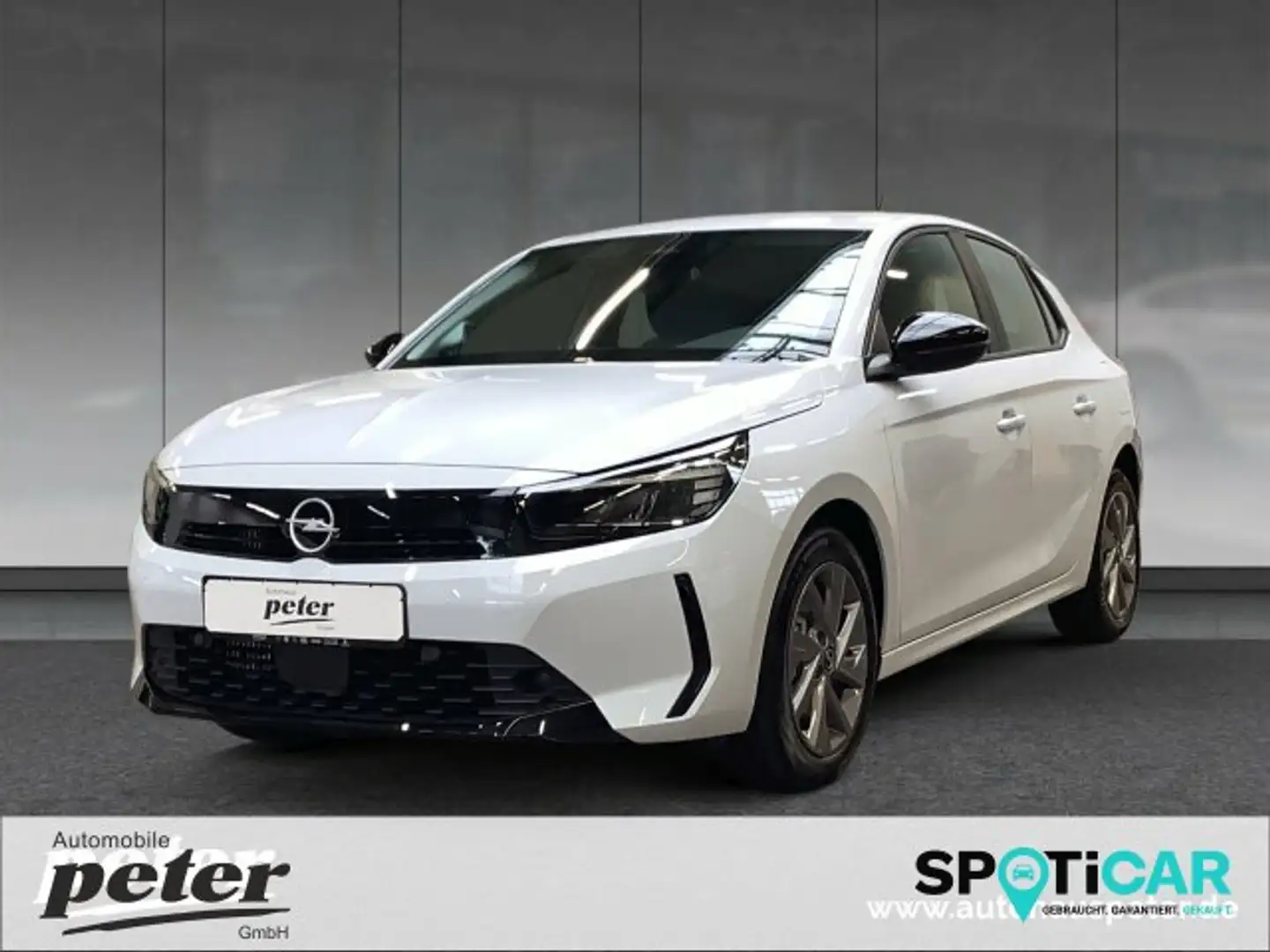 Opel Corsa Corsa F Edition 100 PS +SHZ+Klima+EPH+Alu+LHZ+ Weiß - 1