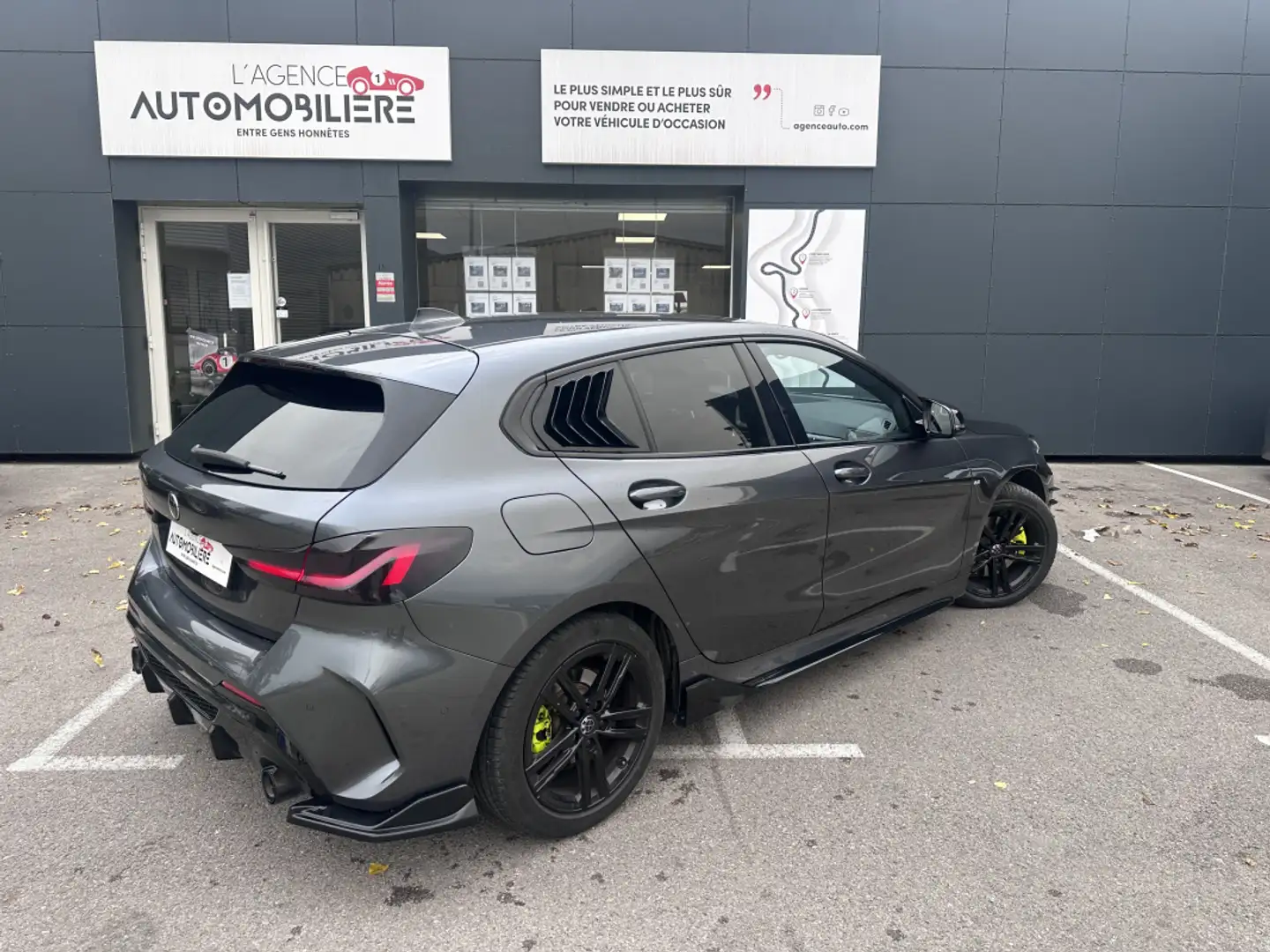 BMW 116 118i 136ch DKG7 M Sport Argent - 2