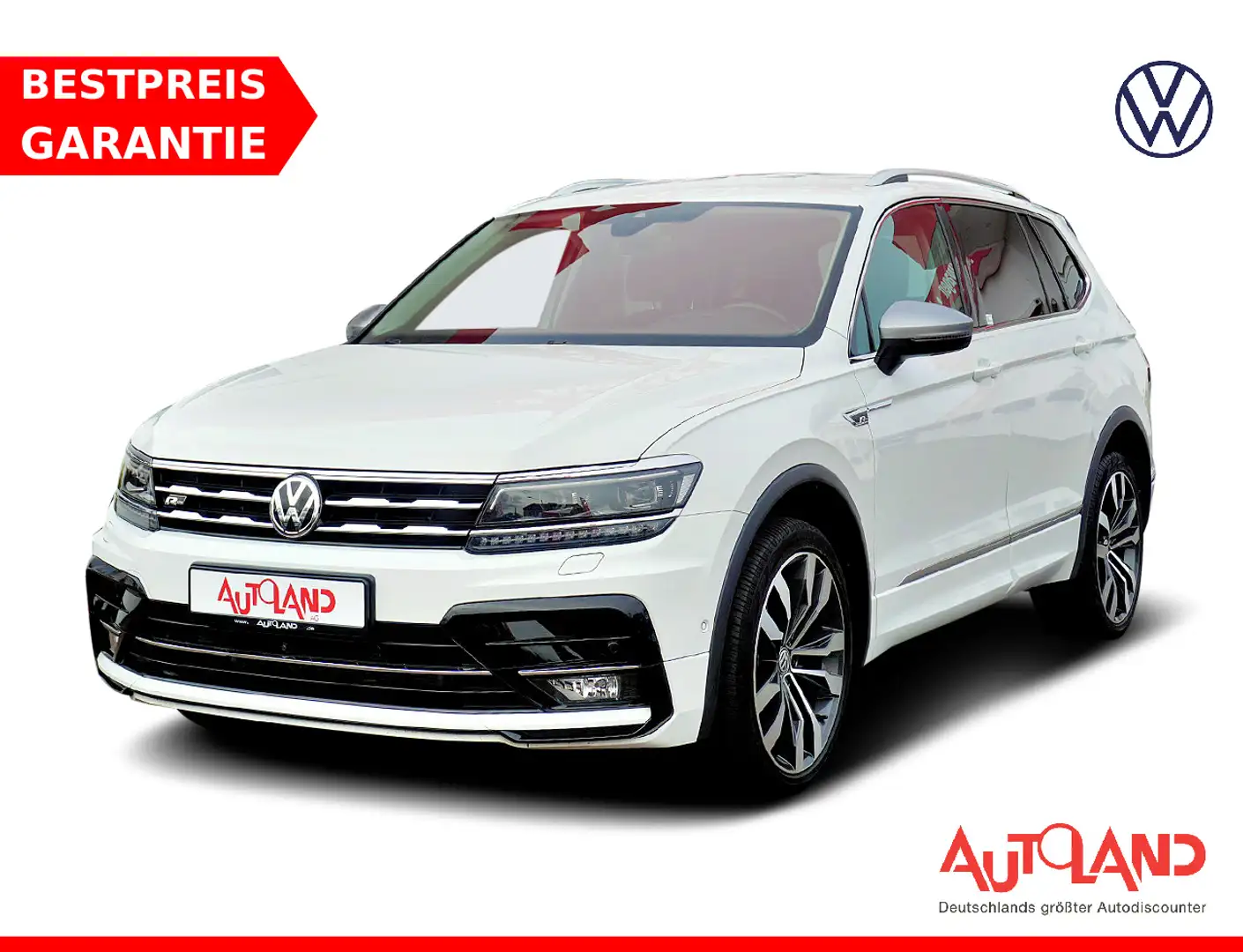 Volkswagen Tiguan Allspace 2.0 TDI R-Line 4 Motion LED AHK Blanc - 1