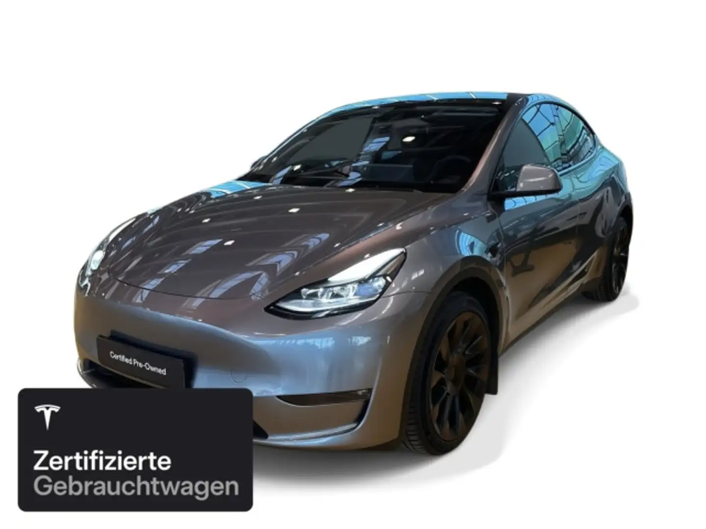 Tesla Model Y Long Range AWD Argent - 1