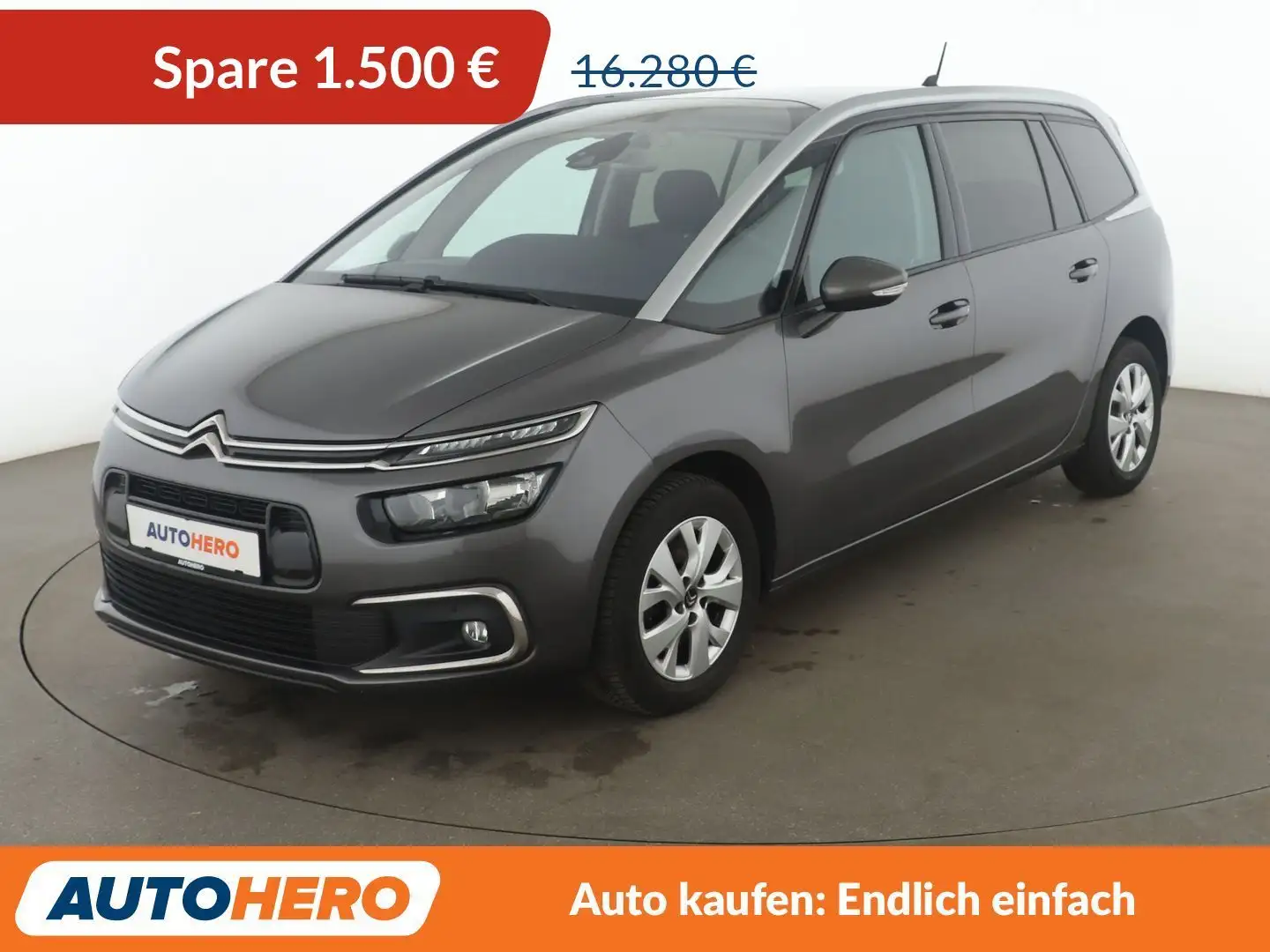 Citroen Grand C4 Picasso 1.6 THP Selection Aut.*NAVI*ACC*CAM*PDC*SHZ*KLIMA* Grau - 1