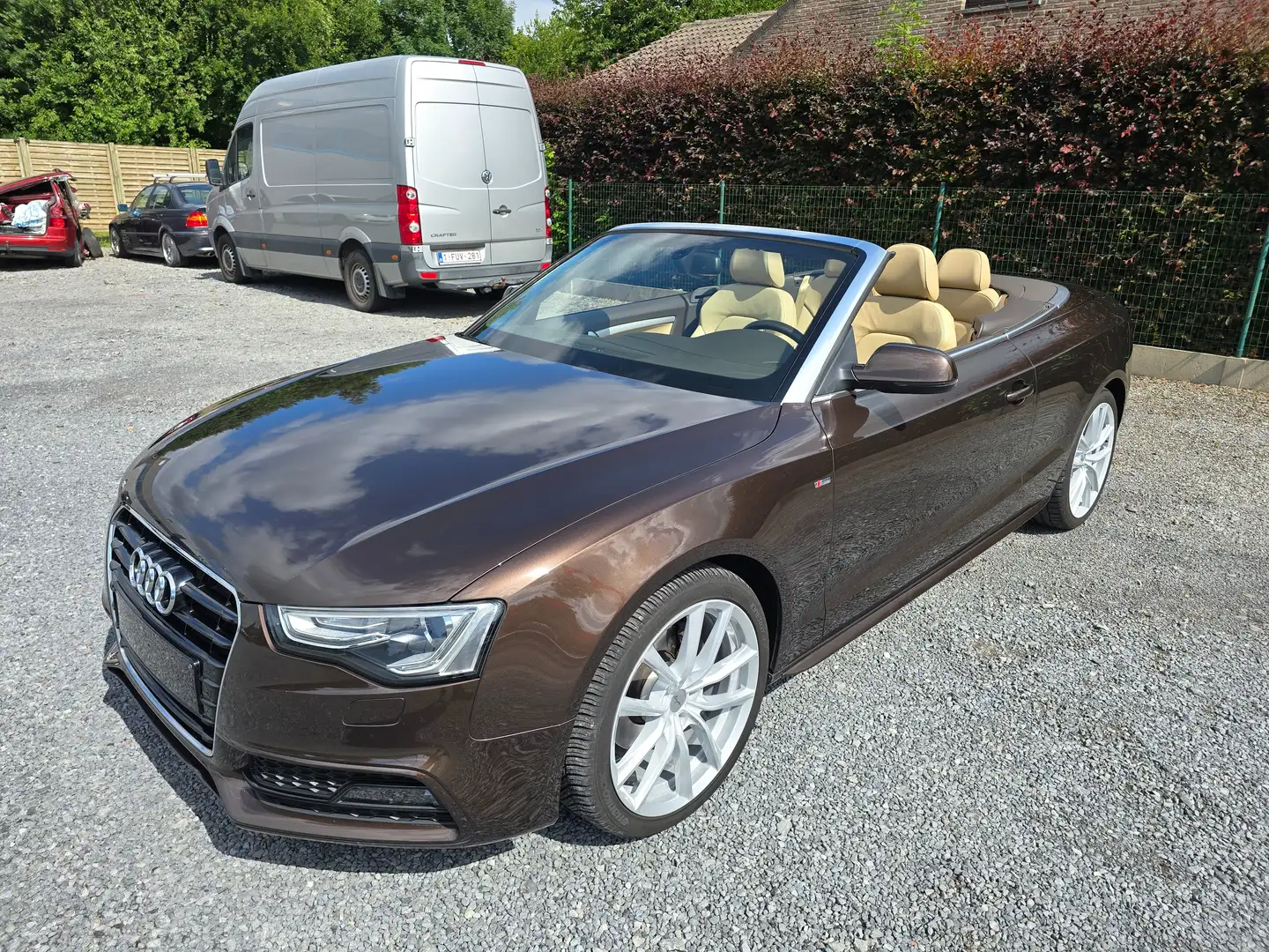 Audi A5 S line / Navi / Park assist / Custom Sportuitlaat Brun - 1
