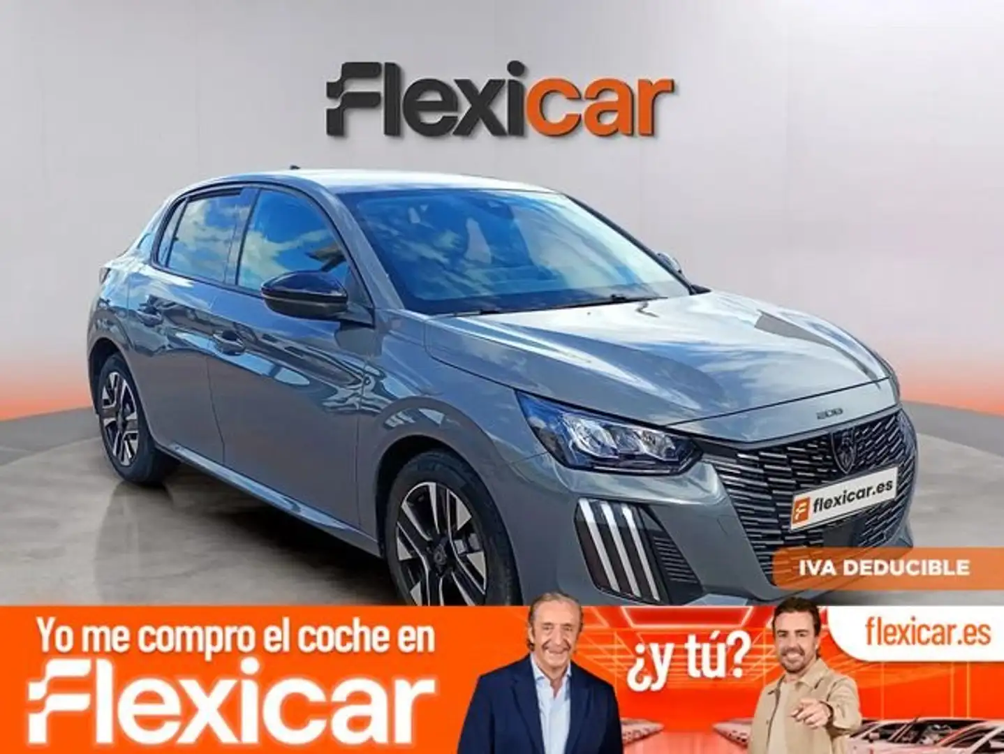 Peugeot 208 Allure Gasolina 100 S&S 6 Vel. MAN Gris - 1