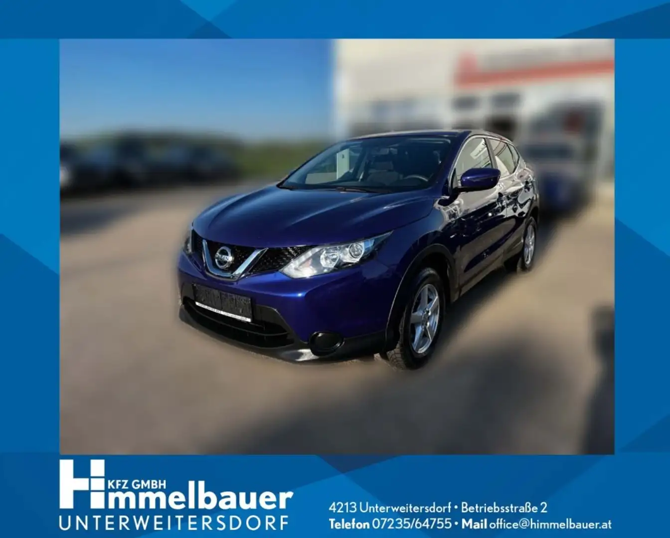 Nissan Qashqai 1,2 DIG-T Visia Blau - 1