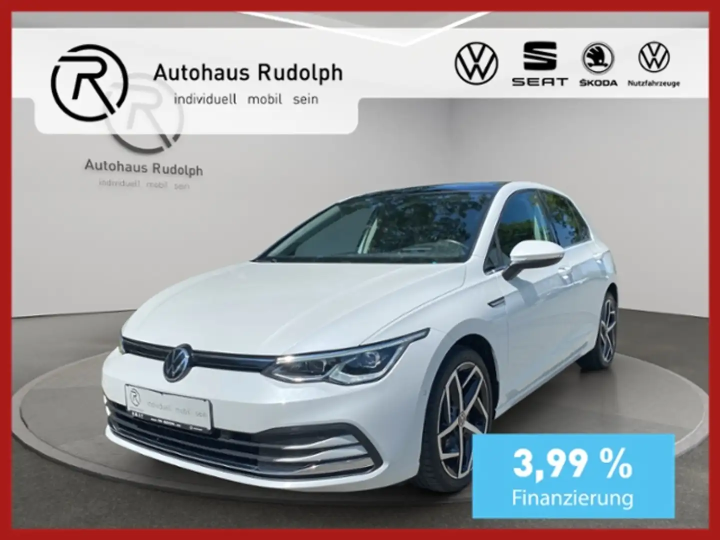 Volkswagen Golf VIII 1.5 eTSI DSG Style / Navi LED RFK Weiß - 2