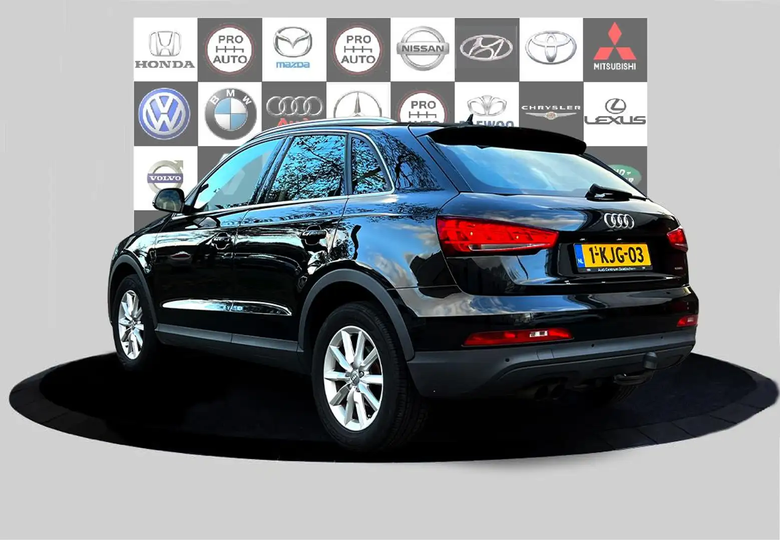 Audi Q3 2.0 TFSI quattro Pro Line Navi_Trekh_Cruise_Clima Zwart - 2