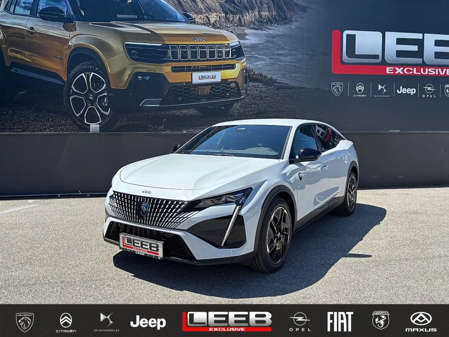 Peugeot 408 Hybrid 145 e-DCS6 GT inkl. 360° Vision Pack Weiß - 1