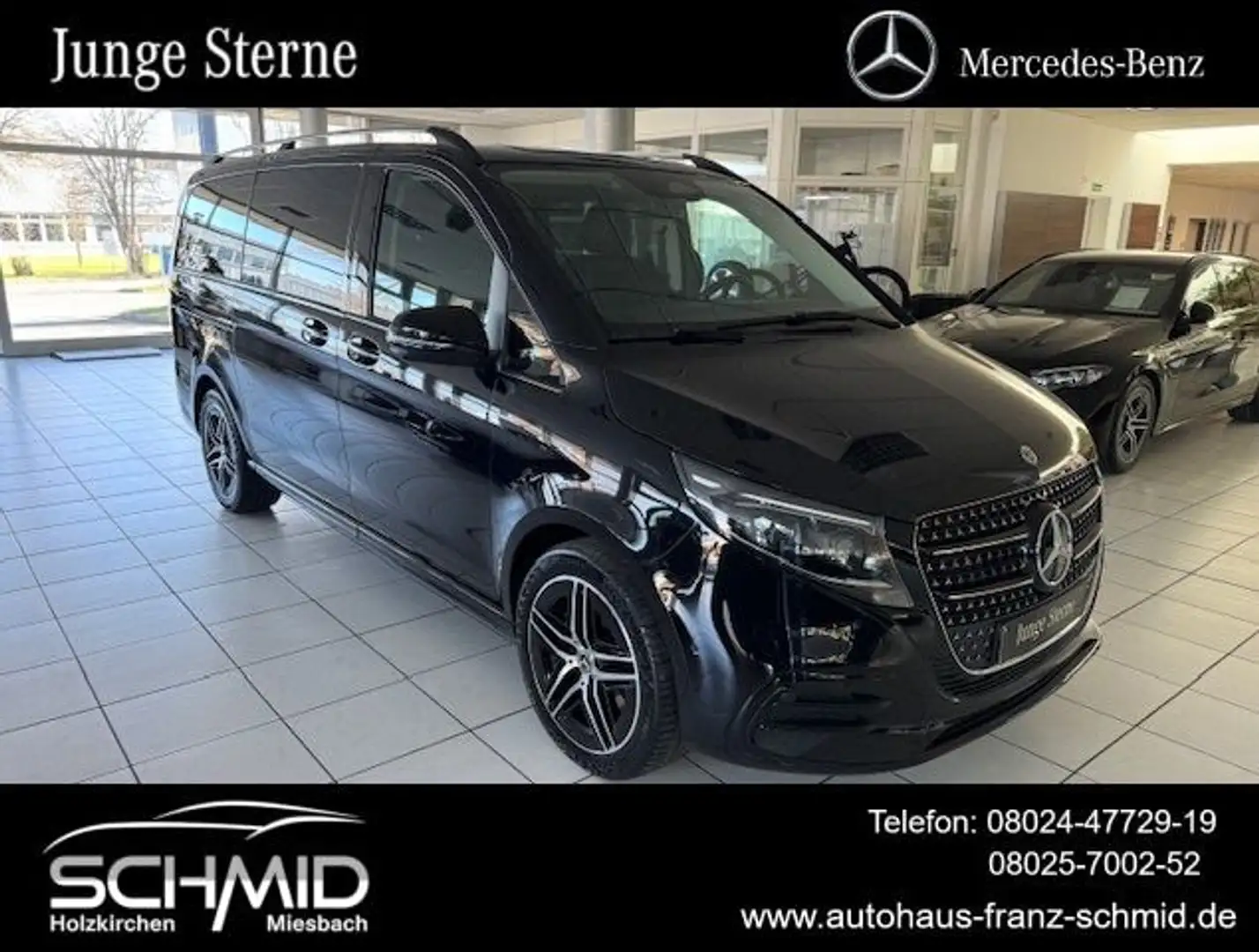 Mercedes-Benz V 300 d AVA AMG MOPF 4M AHK STHZG SITZLUFT Navi Schwarz - 1