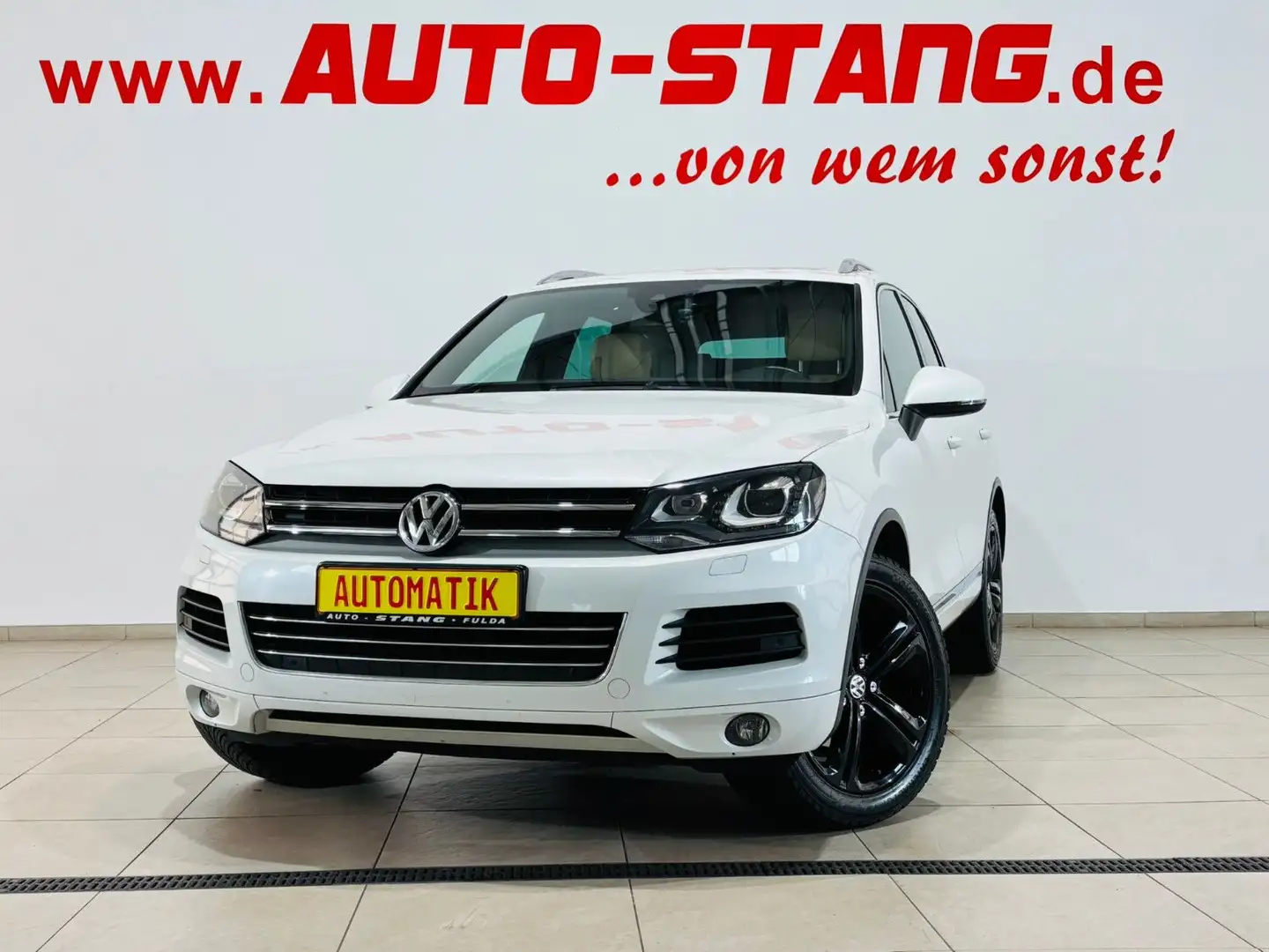Volkswagen Touareg V6 TDI *AHK*Scheckheft* Wit - 1