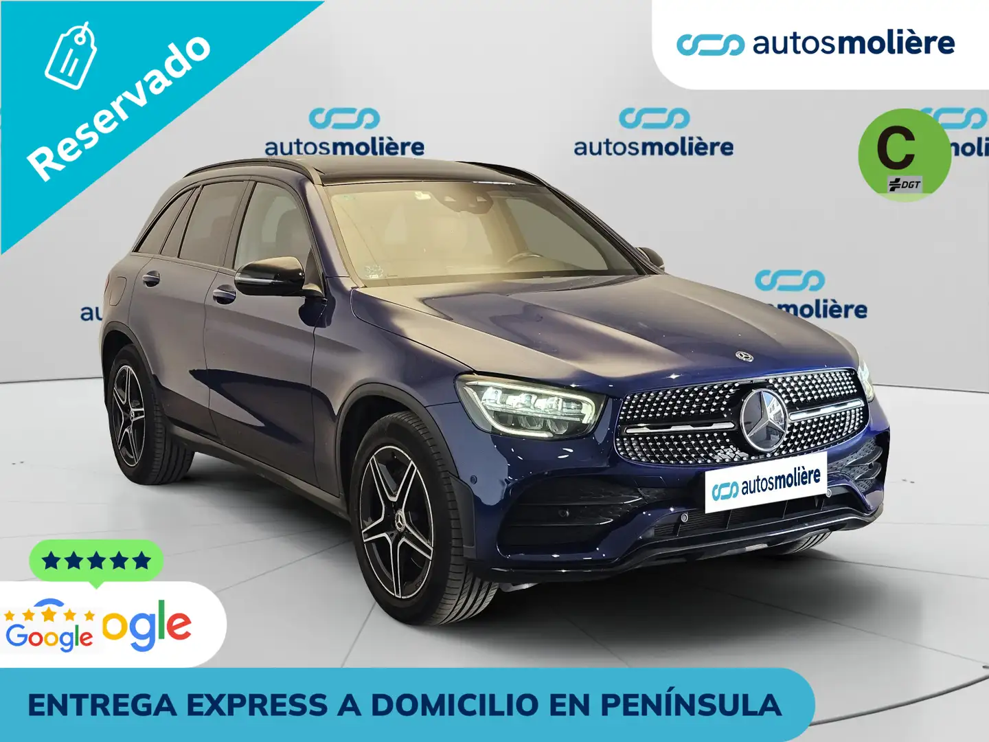 Mercedes-Benz GLC 200 200d 4Matic 9G-Tronic Bleu - 2