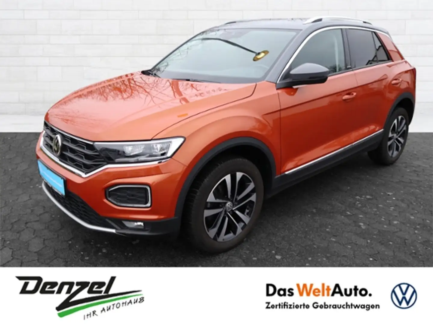 Volkswagen T-Roc "UNITED" 1.5 TSI AHK/NAVI/KAM Orange - 2