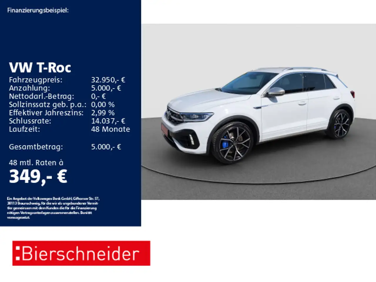 Volkswagen T-Roc 2.0 TSI DSG 4Mo R AKRA MATRIX DCC 19 — Heidenheim
