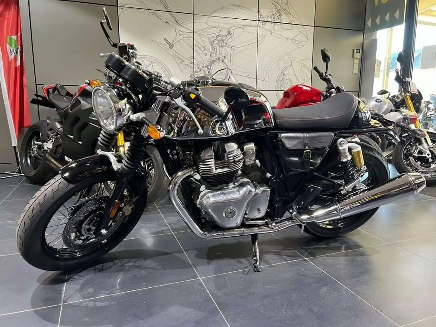 Royal Enfield Continental GT Argintiu - 1