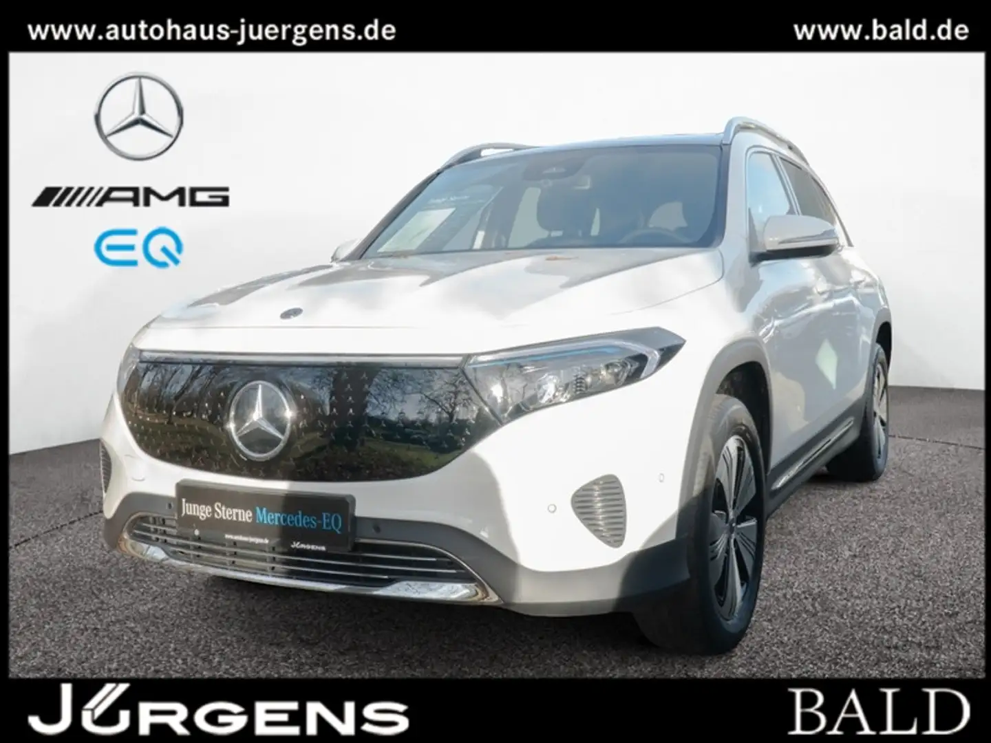 Mercedes-Benz EQB 250 + Progressive/Cam/Pano/Memo/Distr/7Sitzer Weiß - 1