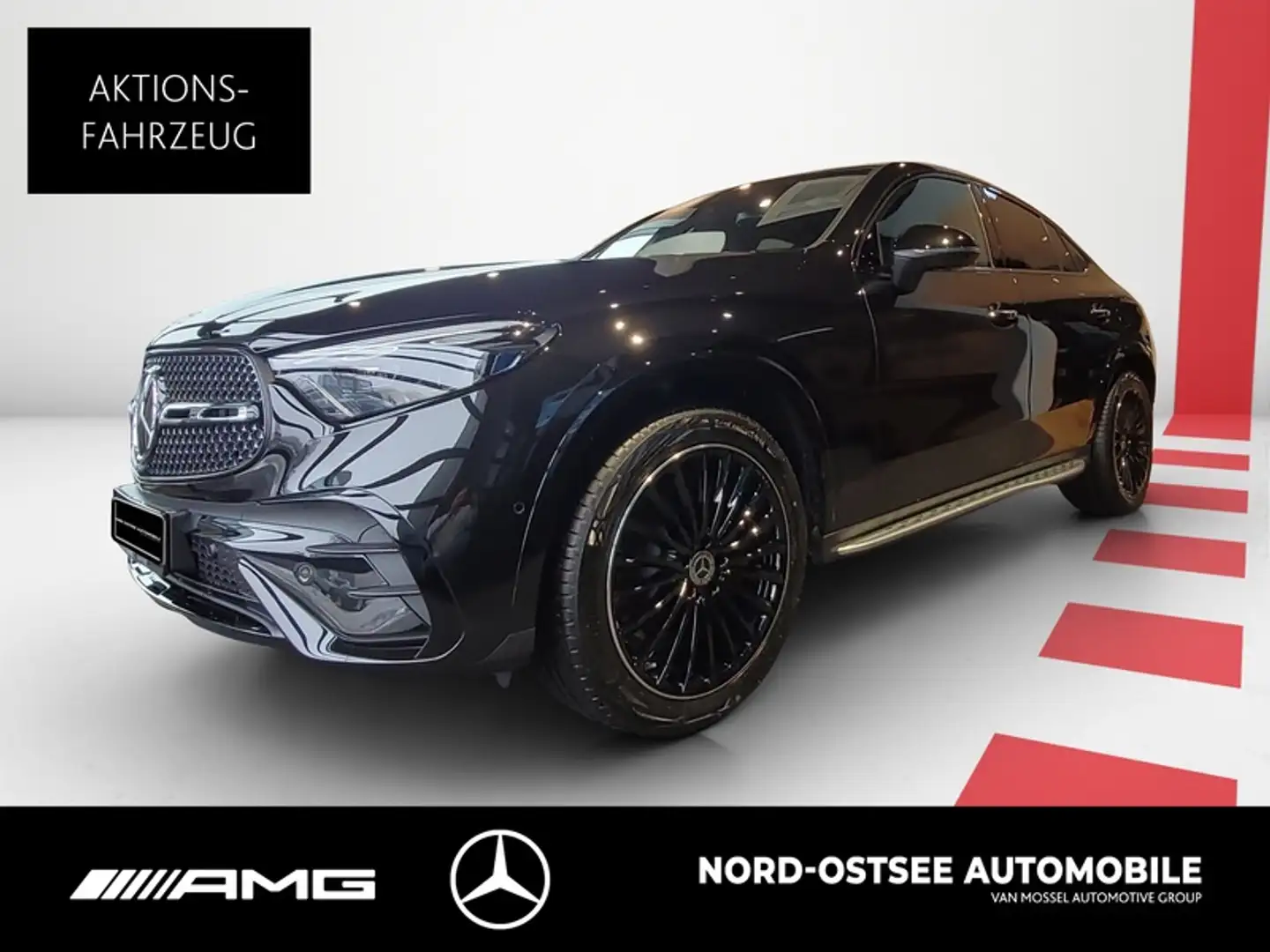 Mercedes-Benz GLC 450 d 4m Coupé AMG NIGHT PANO AHK BURMESTER Schwarz - 1