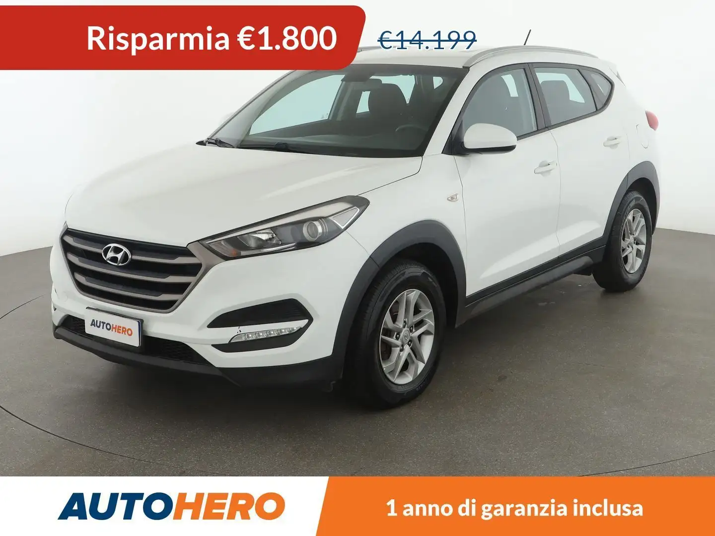 Hyundai TUCSON 1.7 CRDi Classic Blanc - 1