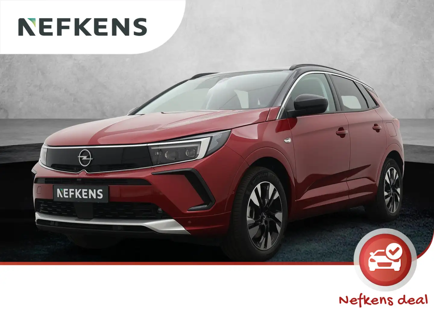 Opel Grandland Hybrid Level 3 225pk Automaat | Navigatie | Elektr Rouge - 1