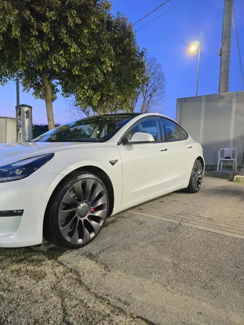 Tesla Model 3 Model 3 Performance (BATTERIA NUOVA 0KM) Bianco - 1