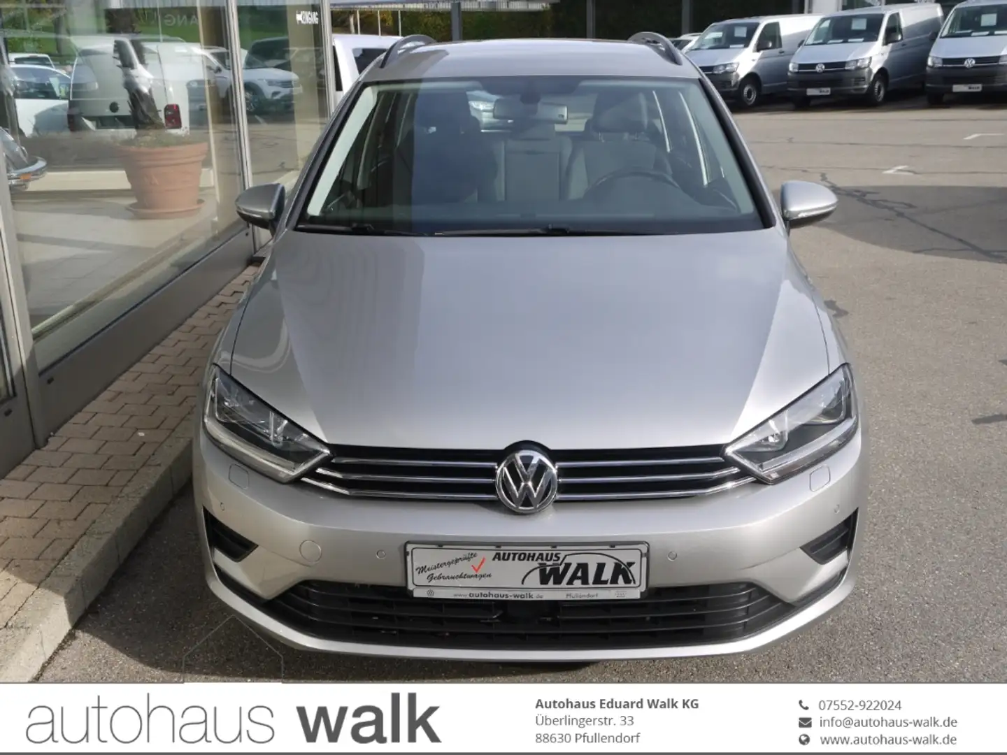 Volkswagen Golf Sportsvan 1.6 TDI Comfortline AHK SH APS Argent - 1