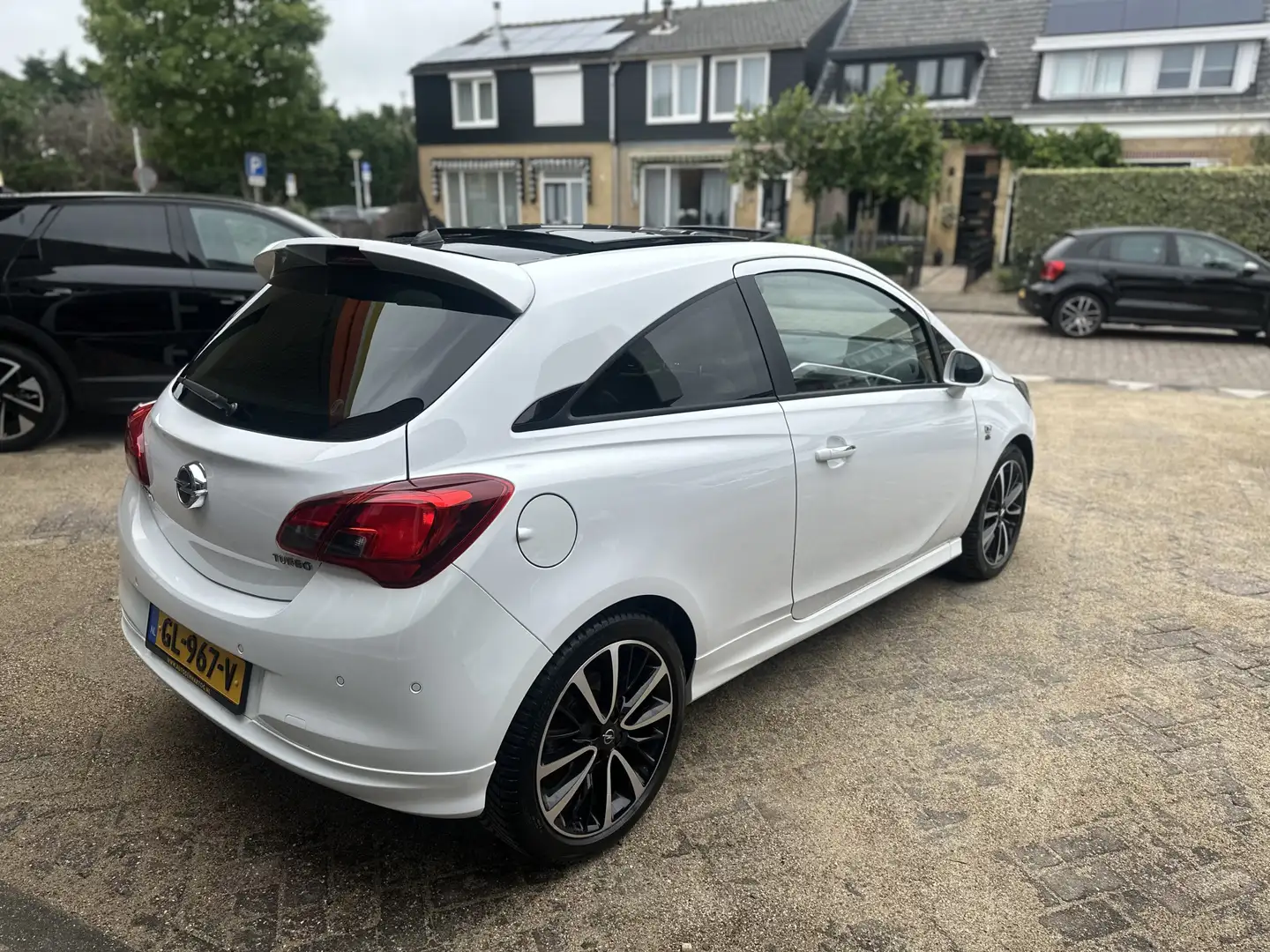 Opel Corsa 1.0 Turbo Cosmo Vol/Pano/Trekhaak/ECC/ Camera/ Par Wit - 2