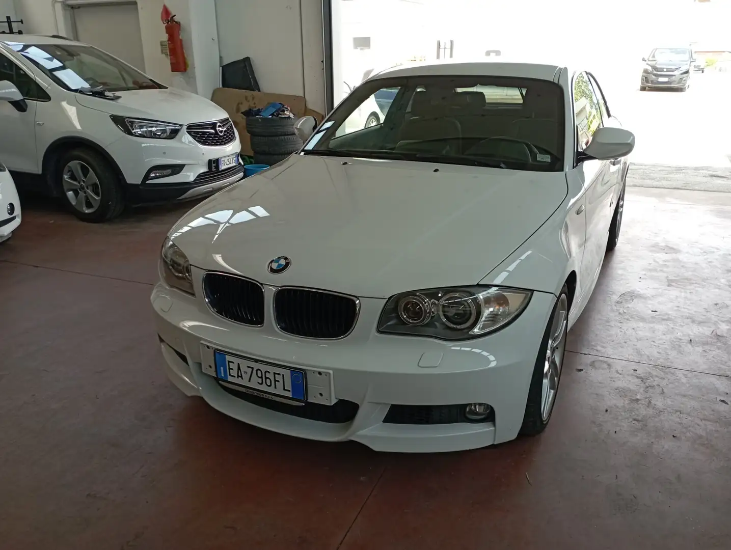 BMW 120 120d Coupé Msport Bianco - 1