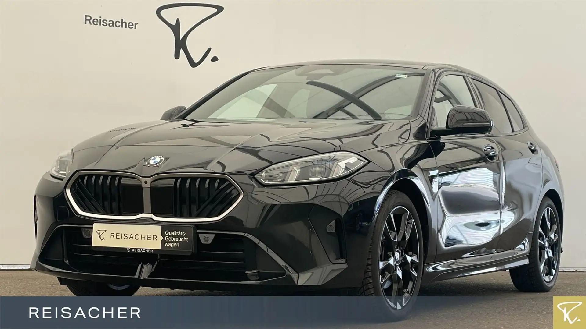 BMW 120 d A M Sport AHK AdaptLED ACC 360 HuD H&K 18" Schwarz - 1