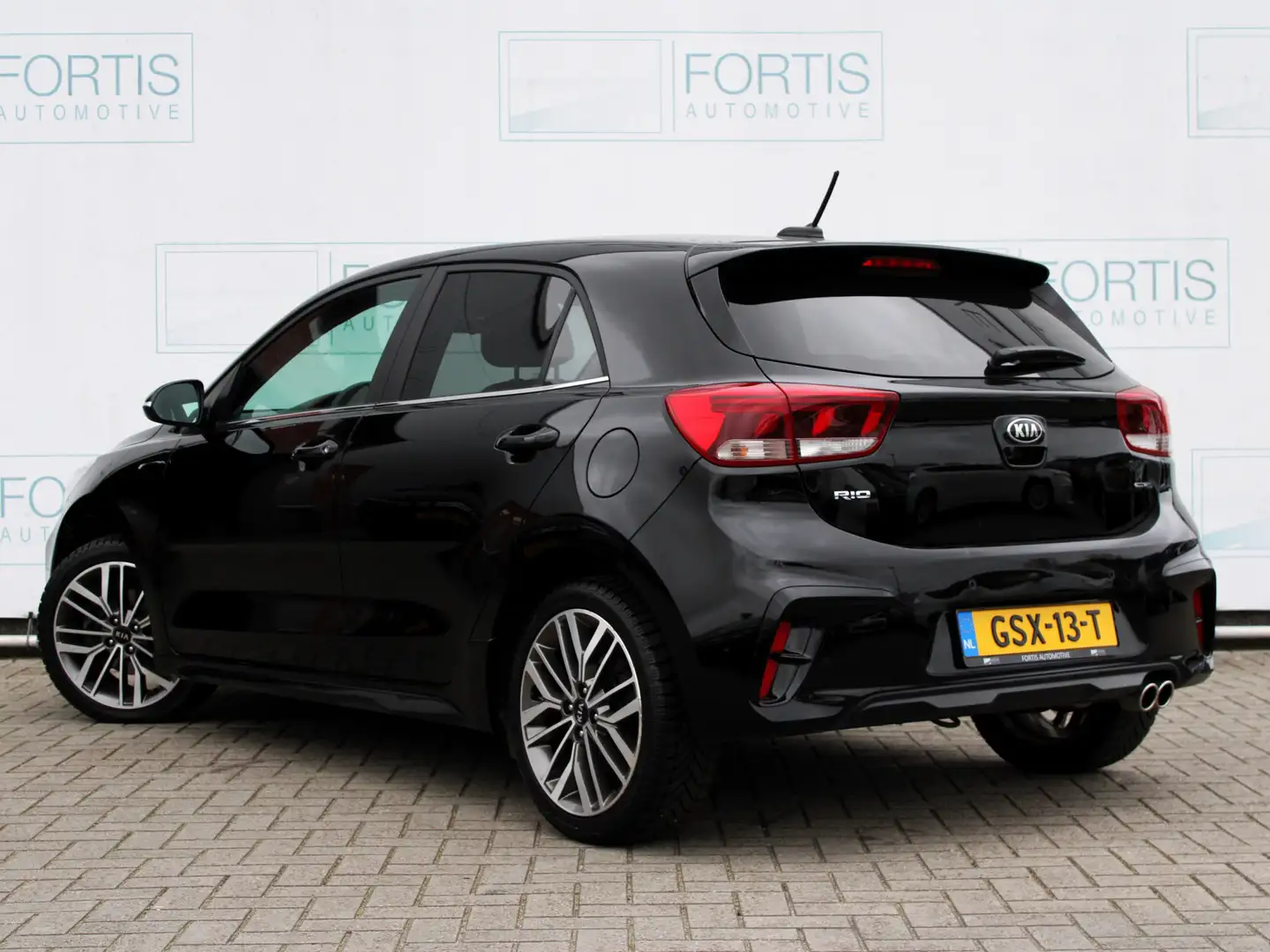 Kia Rio 1.0 T-GDi MHEV GT-Line CAMERA | HALF LEDER | CARPL Zwart - 2