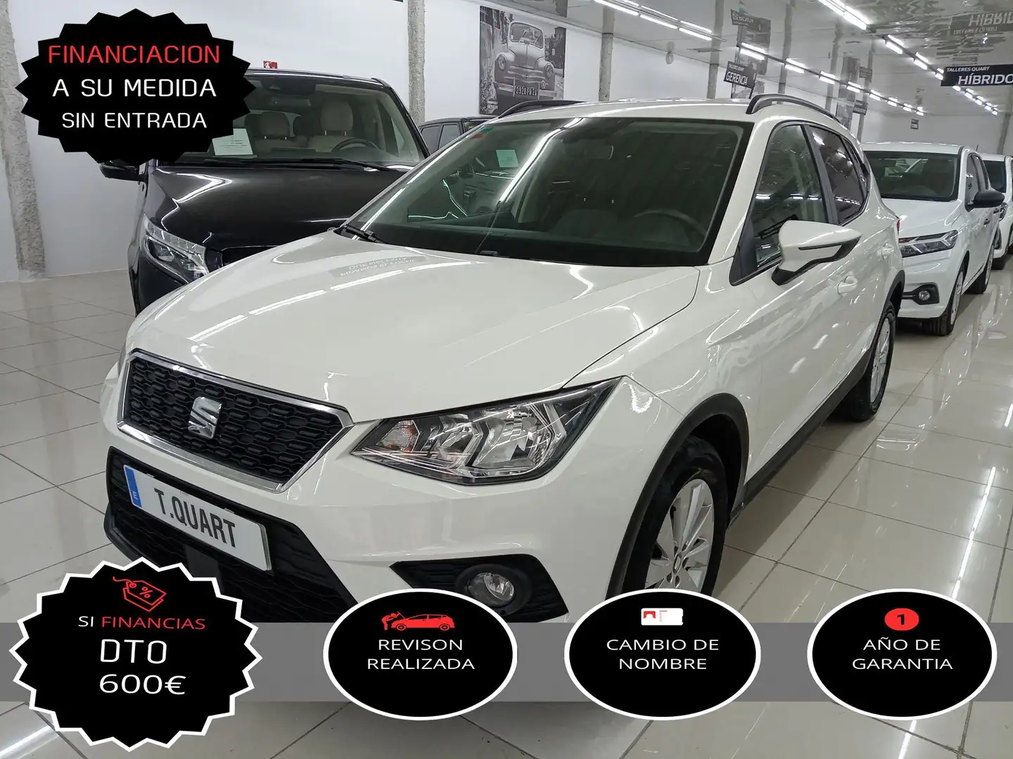 SEAT Arona 1.6TDI CR S&S Reference Plus 95 Weiß - 1
