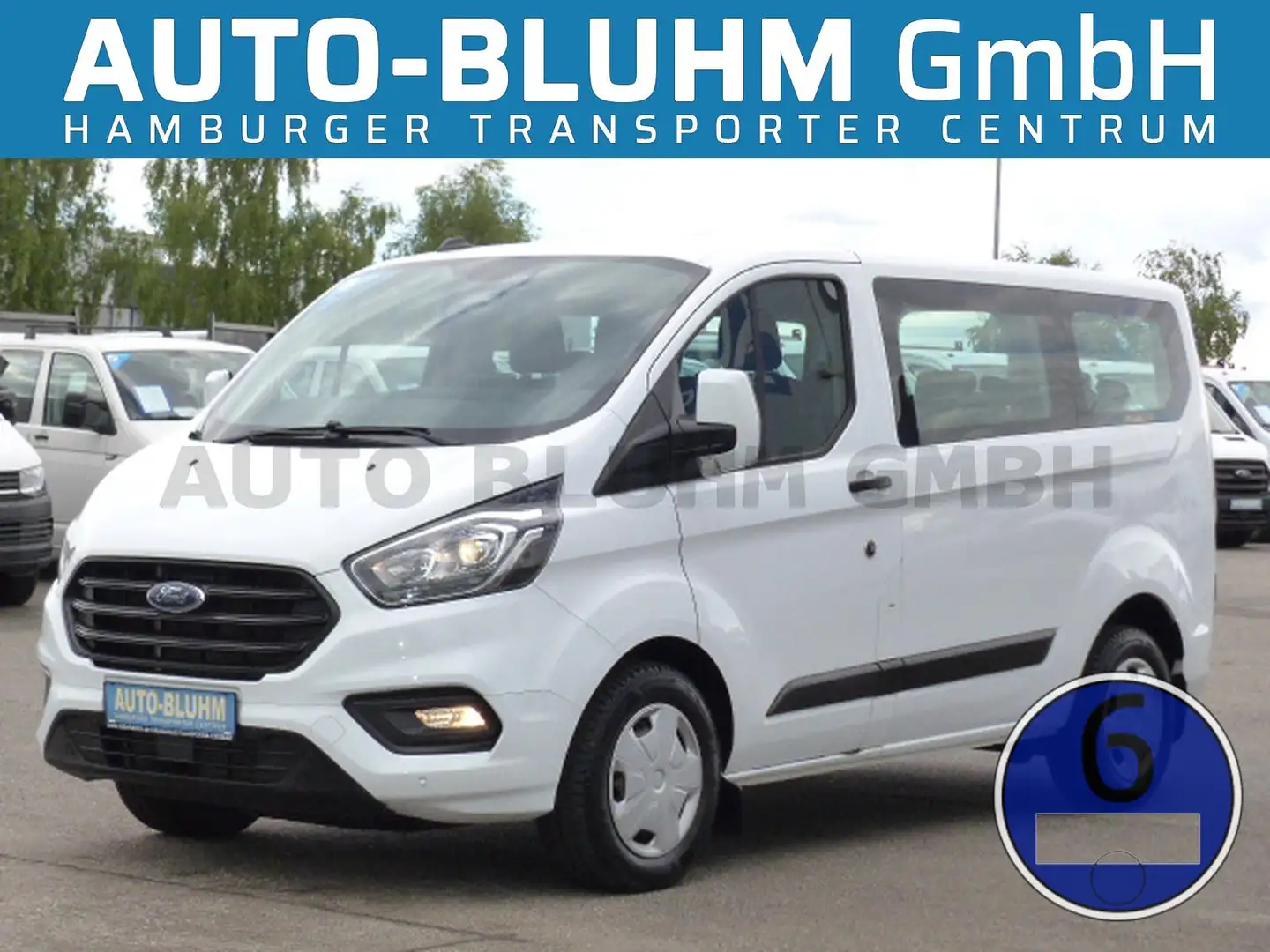 Ford Transit Custom Transit 340-EB Custom Kombi L1 Navi 9-Sitze PDC Weiß - 1