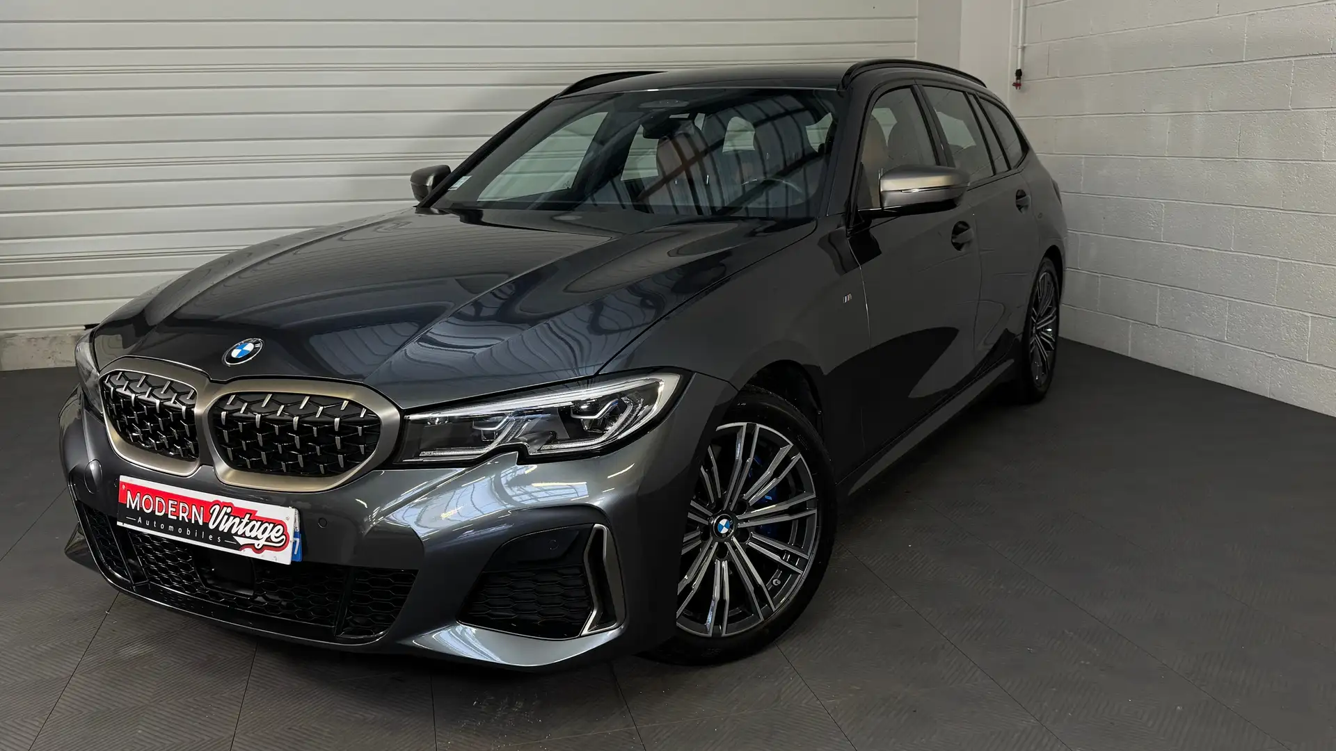BMW 340 M340d Touring xDrive 340cv BVA8 M Sport Gris - 1