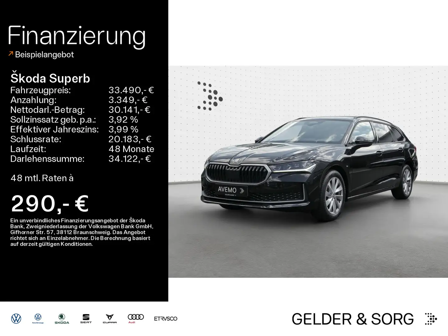 Skoda Superb Combi Selection 1.5 TSI RFK*AHK*Virtual Noir - 1