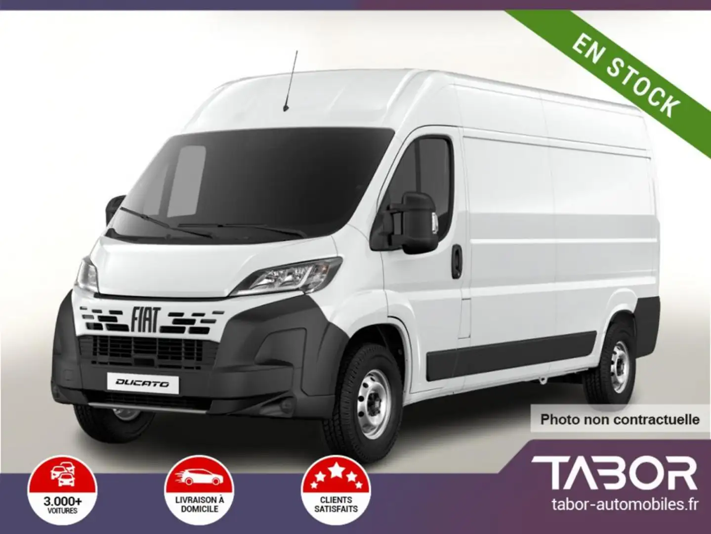 Fiat Ducato 35 2.2 140 L3H2 cam Reg PDC 5"-DAB Blanc - 1