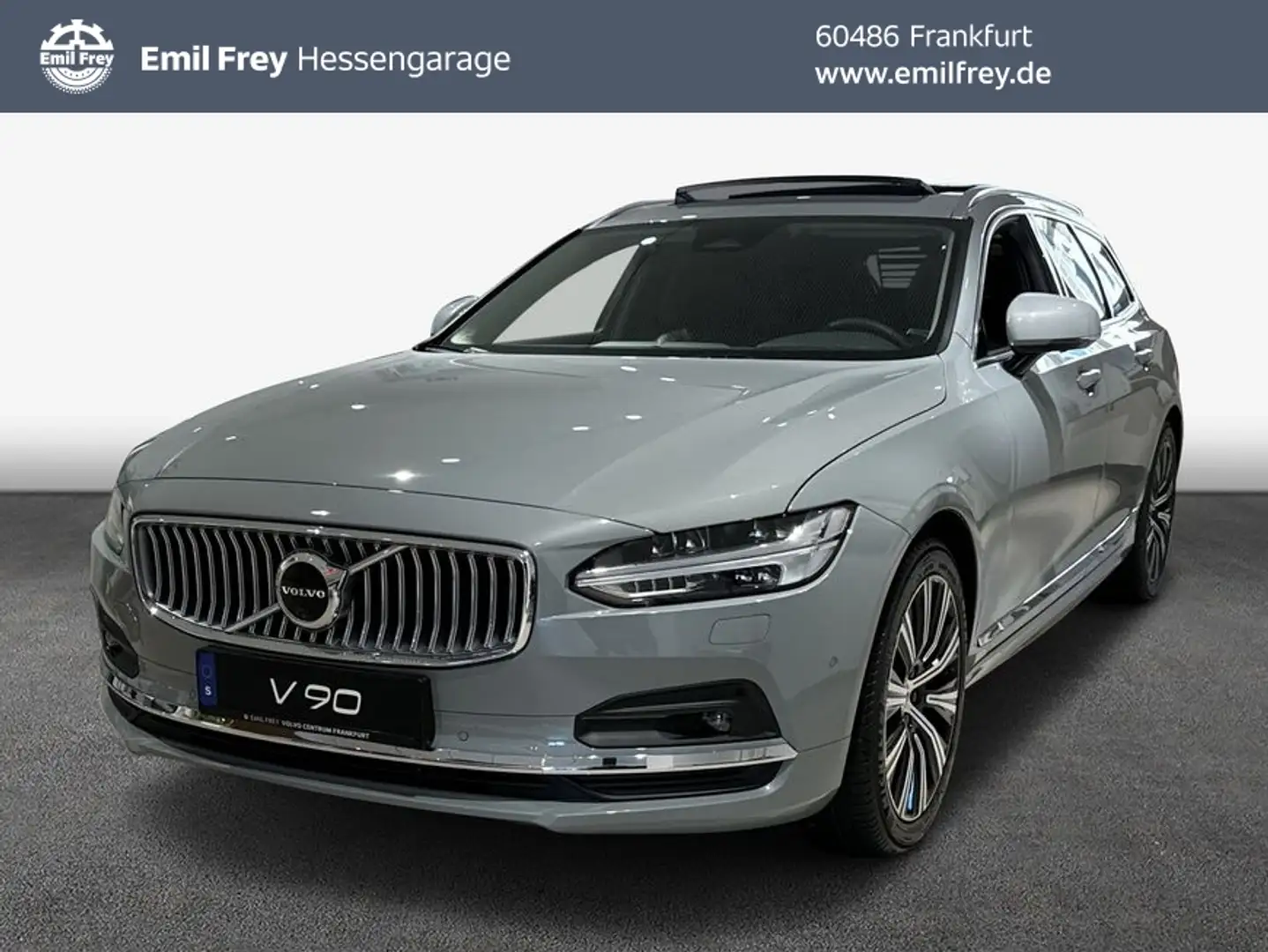 Volvo V90 B4 Ultimate-Bright Aut Glasd 360° B&W HeadUpDi Grau - 1