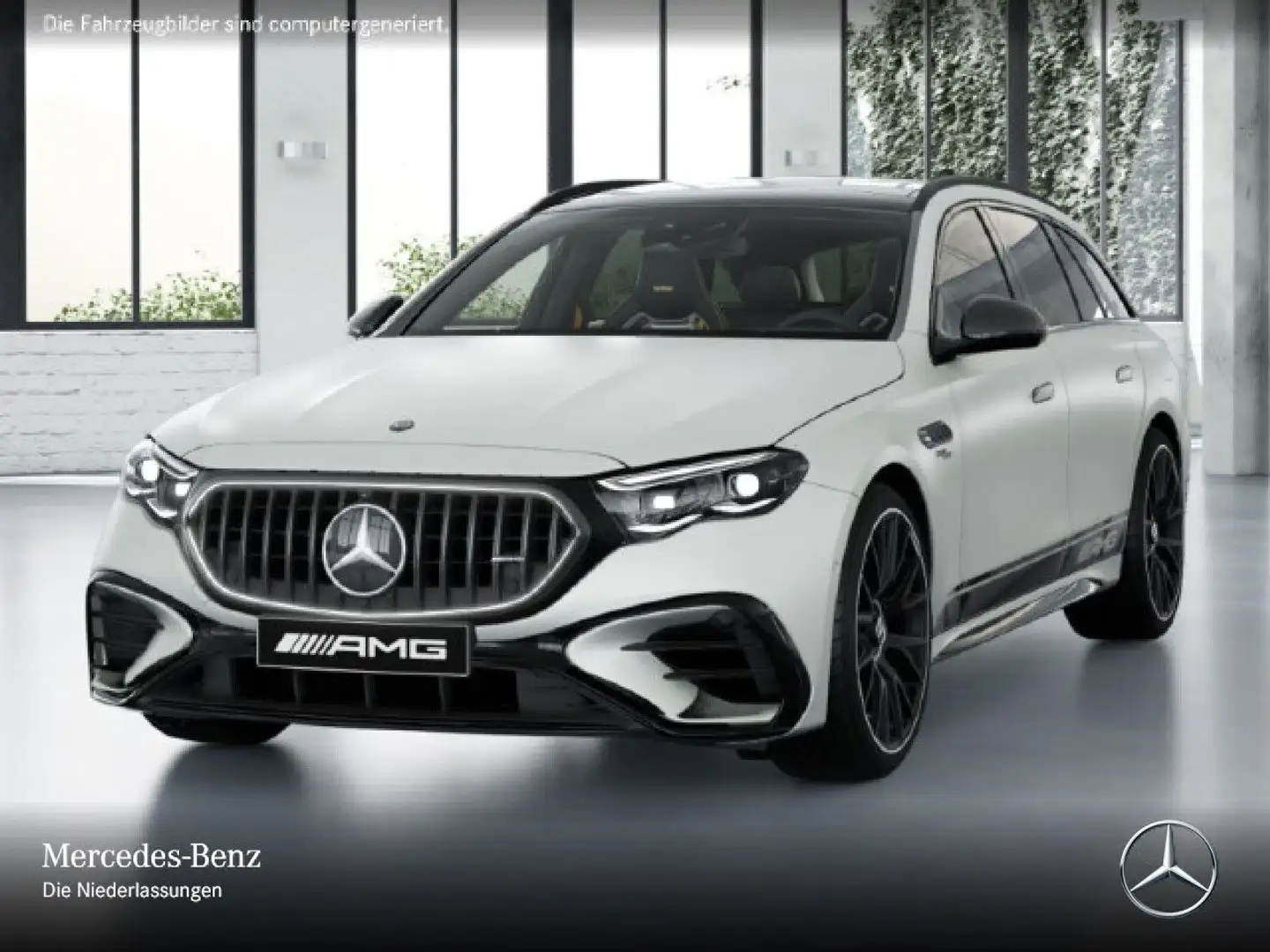Mercedes-Benz E 53 AMG T 4M Hybrid Carbon Driversp Perf-Sitze 9G Weiß - 2
