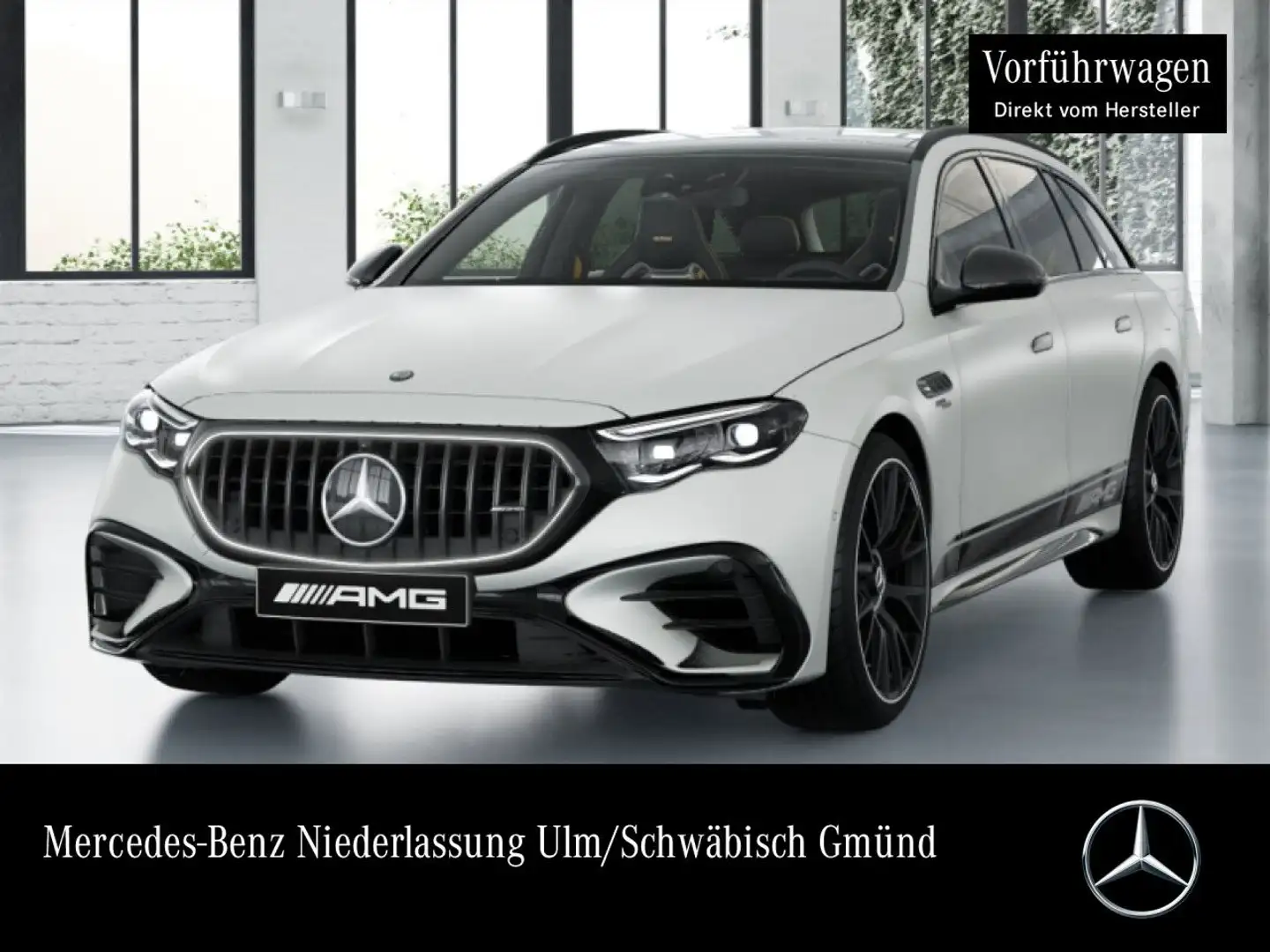 Mercedes-Benz E 53 AMG T 4M Hybrid Carbon Driversp Perf-Sitze 9G Weiß - 1