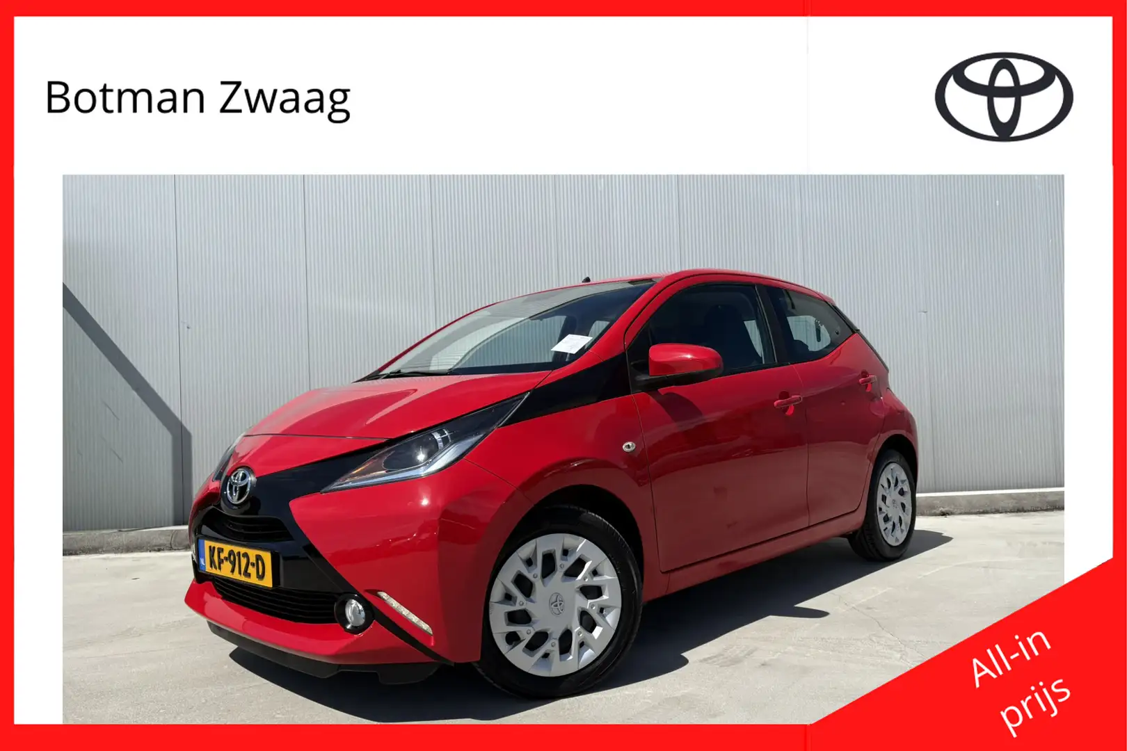 Toyota Aygo 1.0 VVT-i x-play | Achteruitrijcamera | Elektrisch Rood - 1
