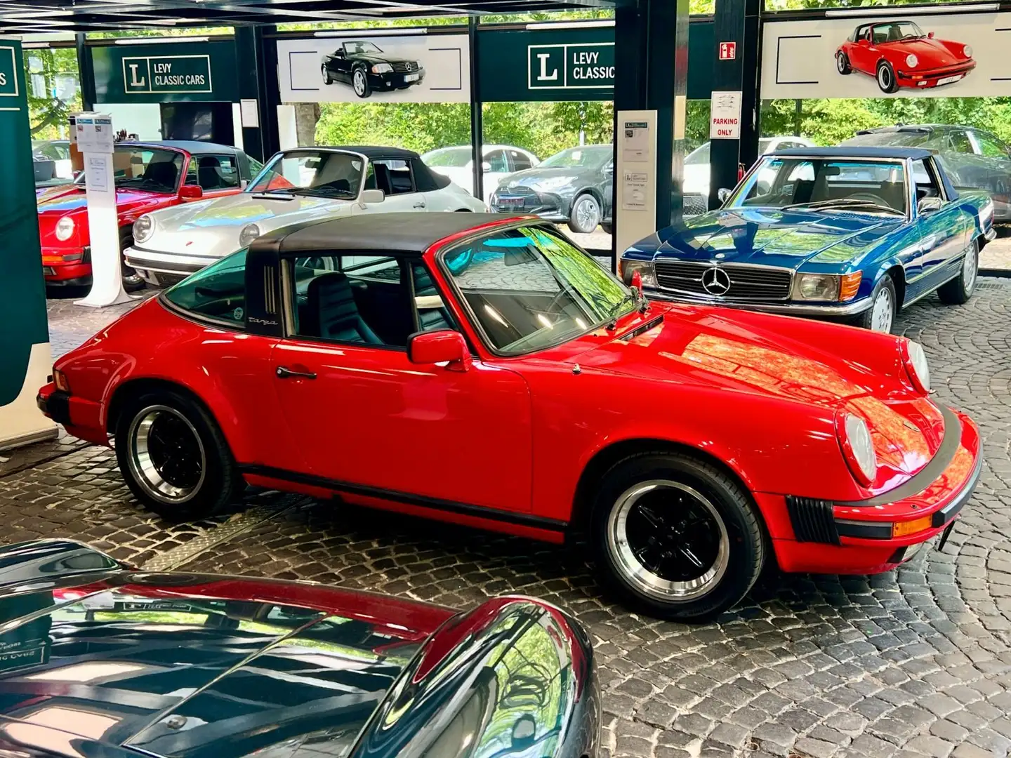 Porsche 911 3,2 Carrera Targa Erstlack Rot - 2