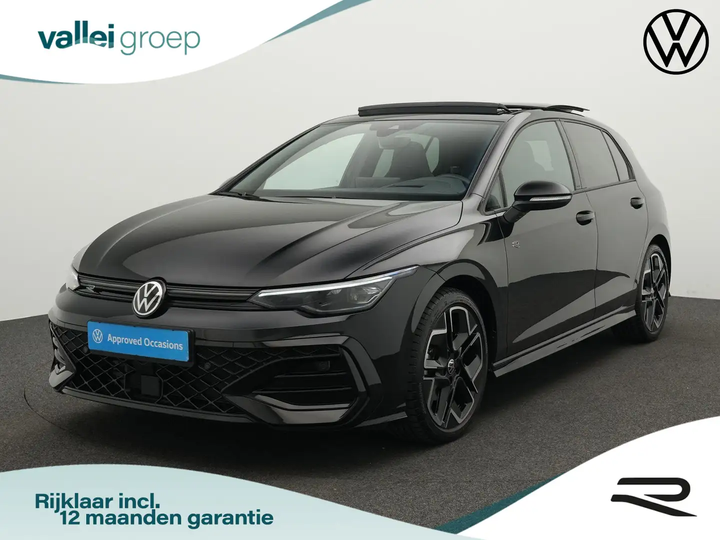 Volkswagen Golf 1.5 eTSI 150 pk DSG R-Line Edition | Panoramadak | Zwart - 1