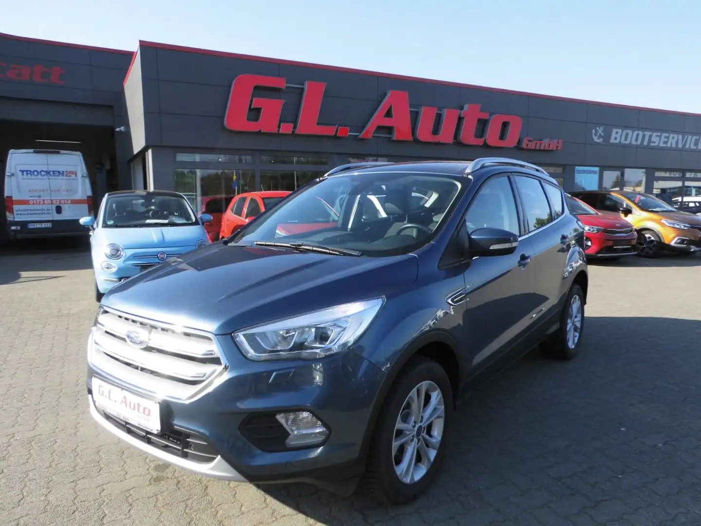 Ford Kuga Titanium/NAVI/PDC/SH/FRONTHZG/TEMPO/KEYFREE Blau - 1