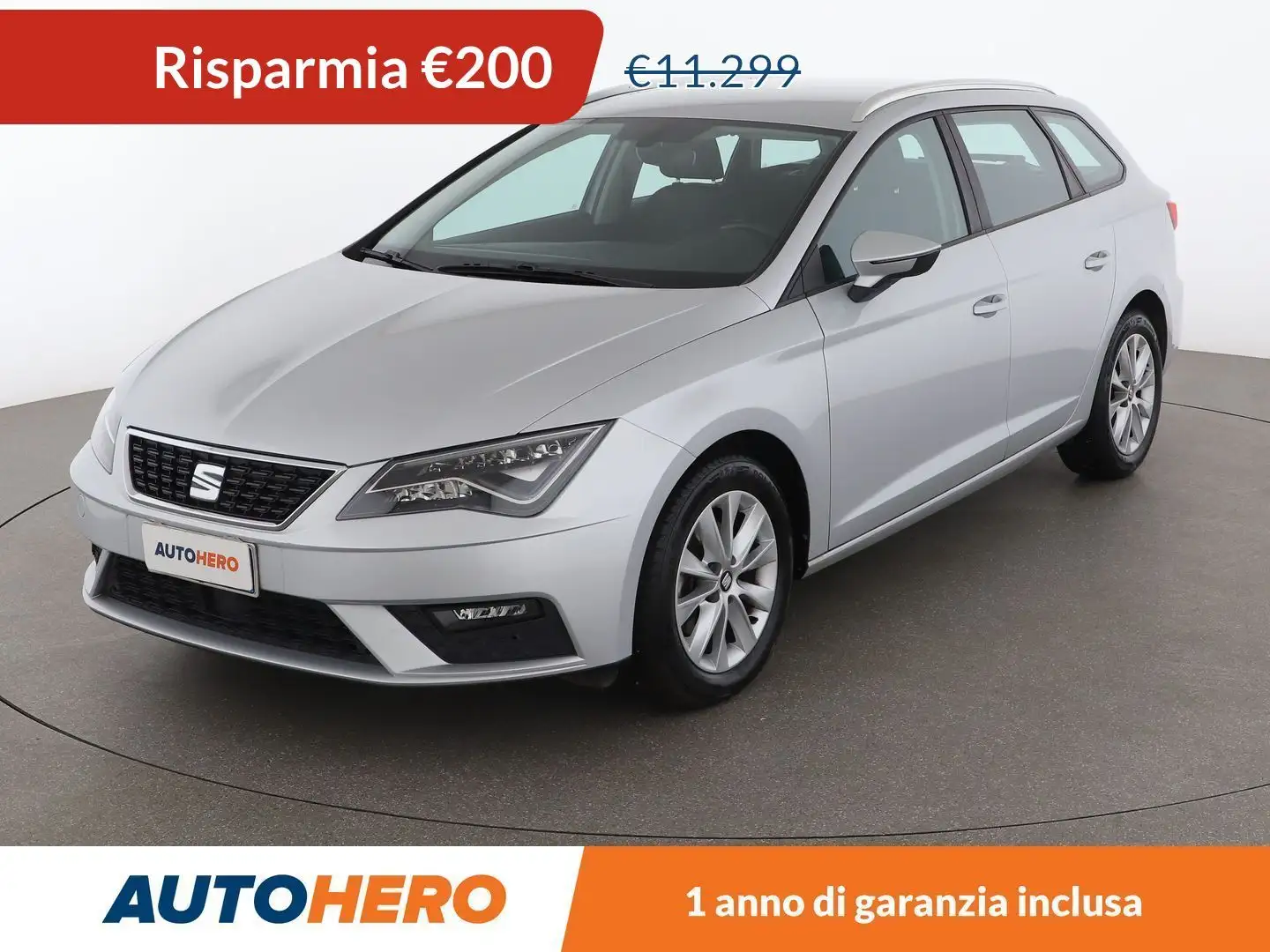 SEAT Leon 1.6 TDI FR ST 115 CV Argento - 1