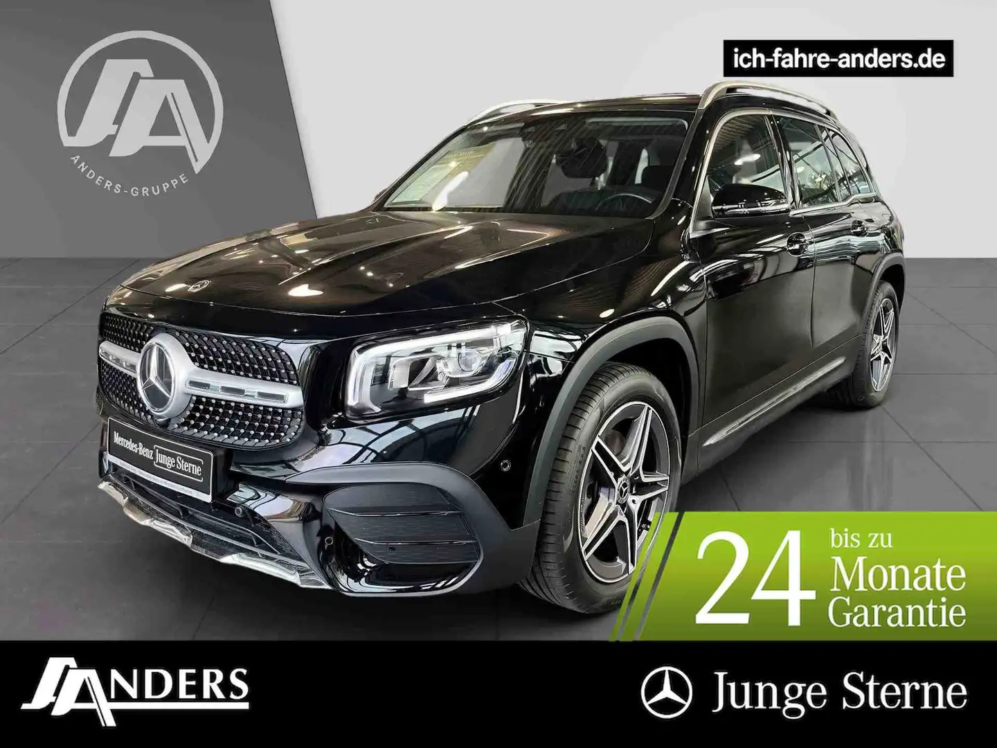 Mercedes-Benz GLB 220 d 4M AMG+MBUX+SHZ+LED+Kam+AHK+PDC+Apple Чёрный - 1
