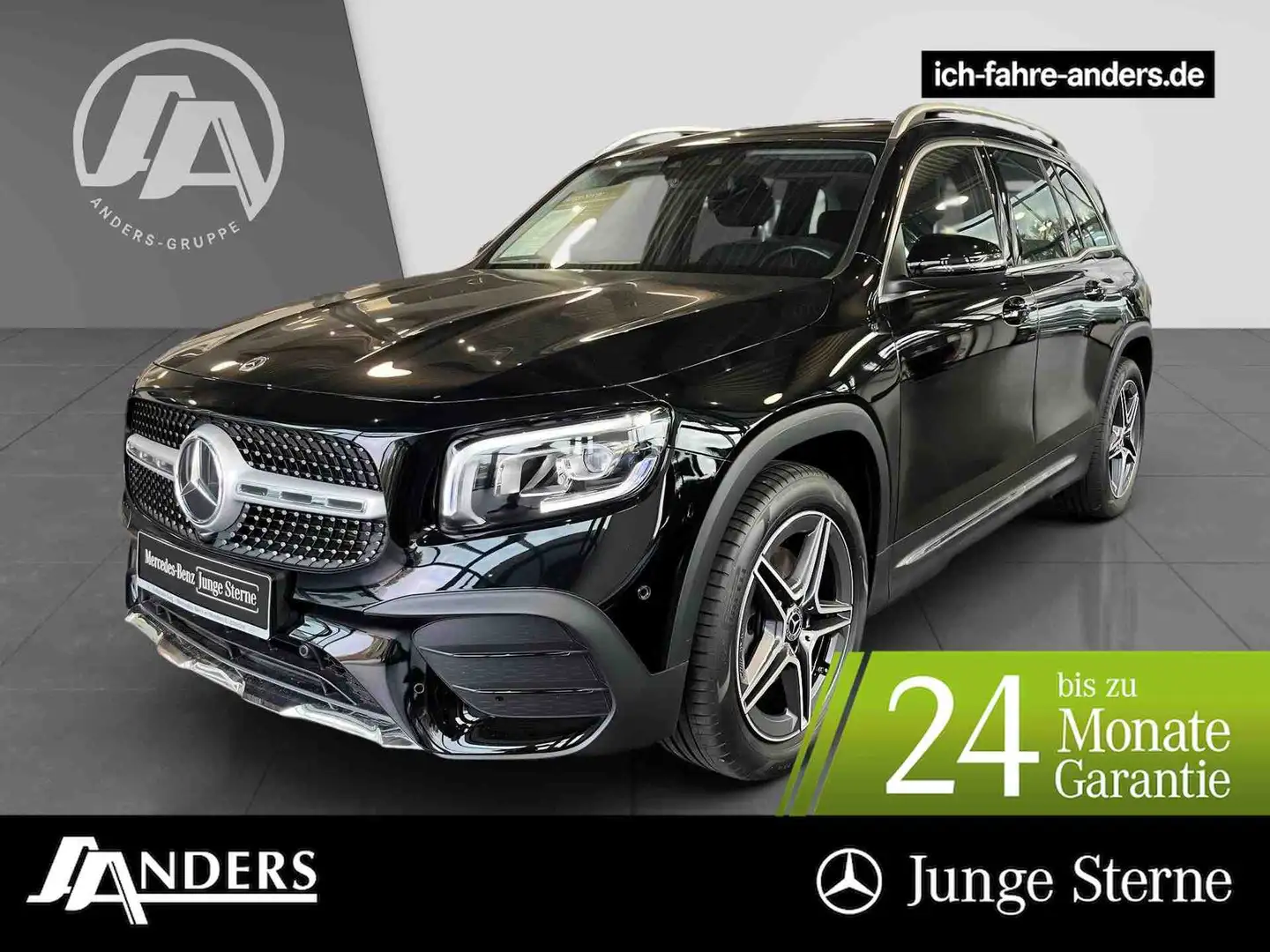 Mercedes-Benz GLB 220 d 4M AMG+MBUX+SHZ+LED+Kam+AHK+PDC+Apple Noir - 1