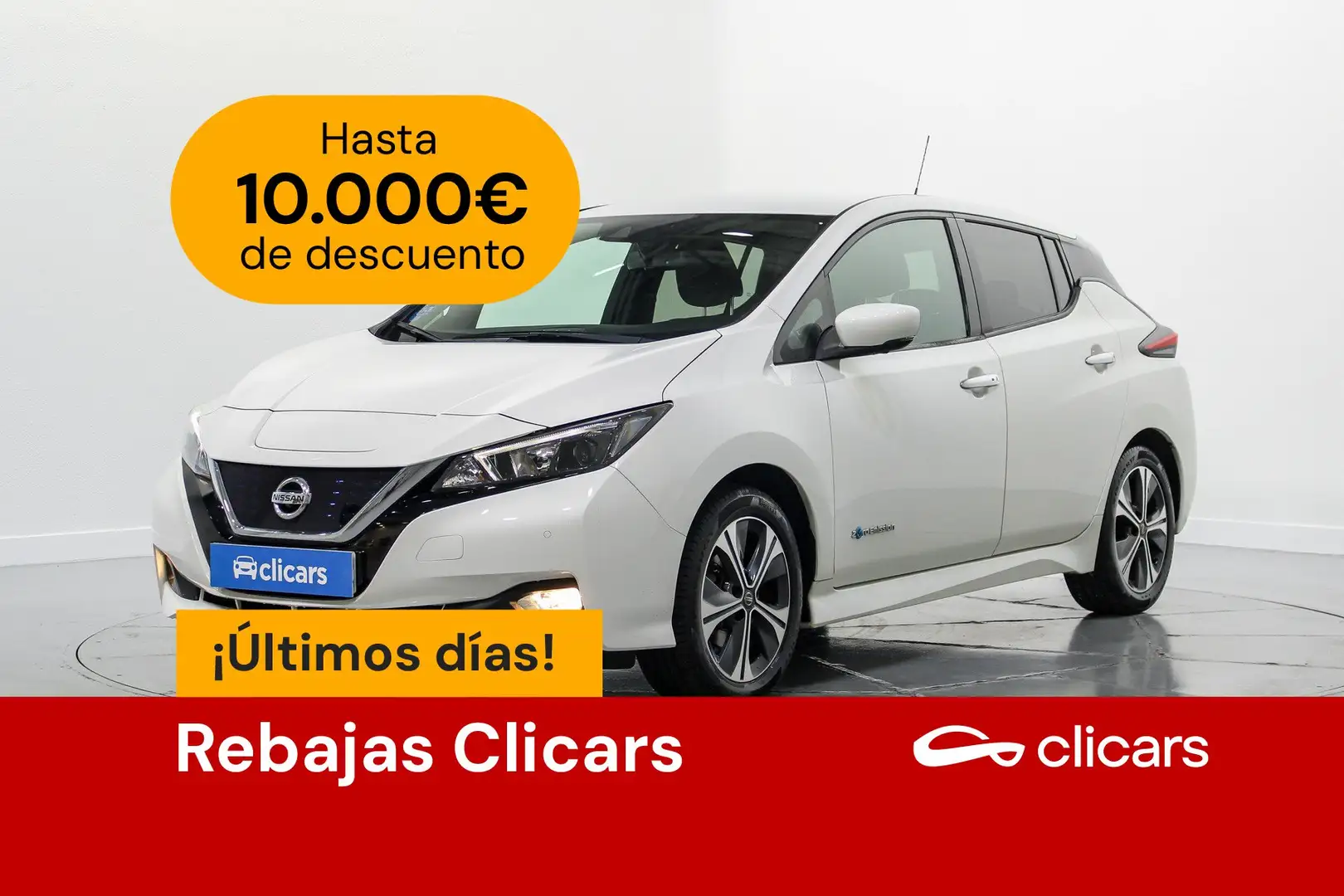 Nissan Leaf 40 kWh N-Connecta Blanc - 1