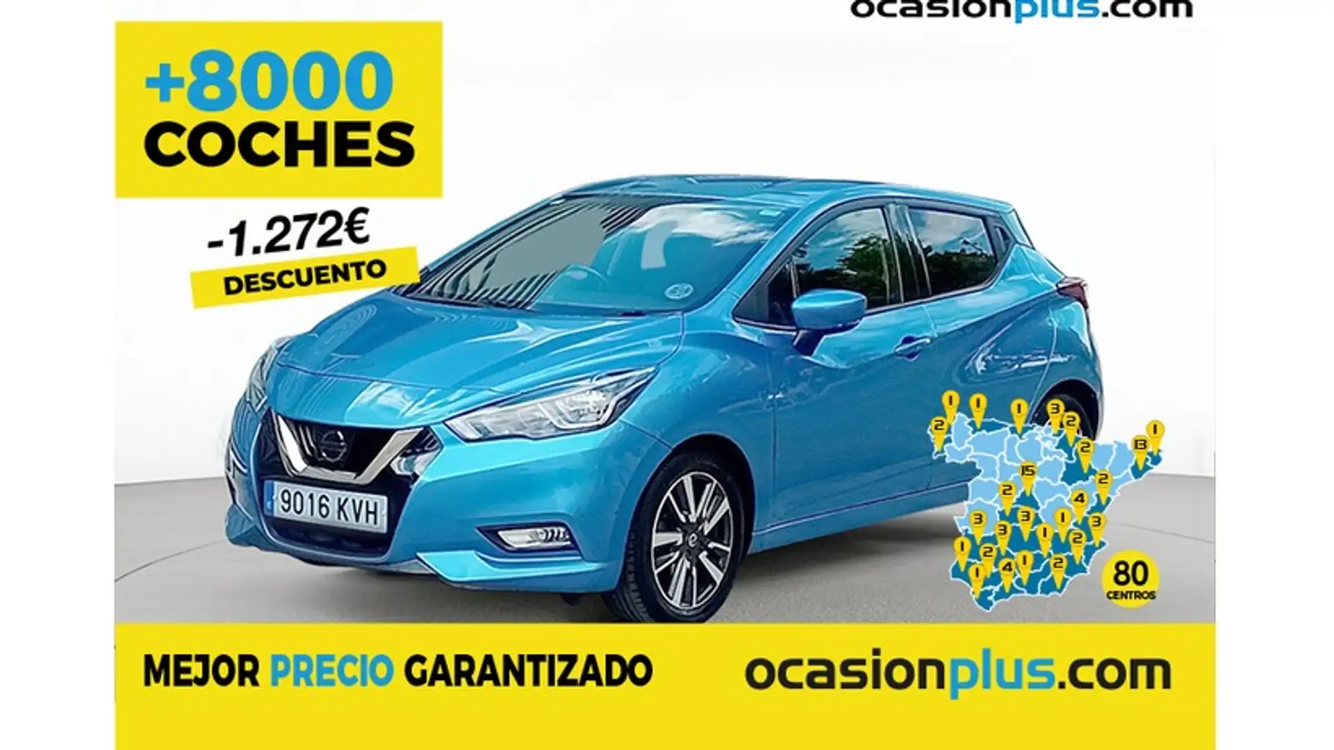 Nissan Micra 1.5dCi S&S N-Connecta 90 Azul - 1