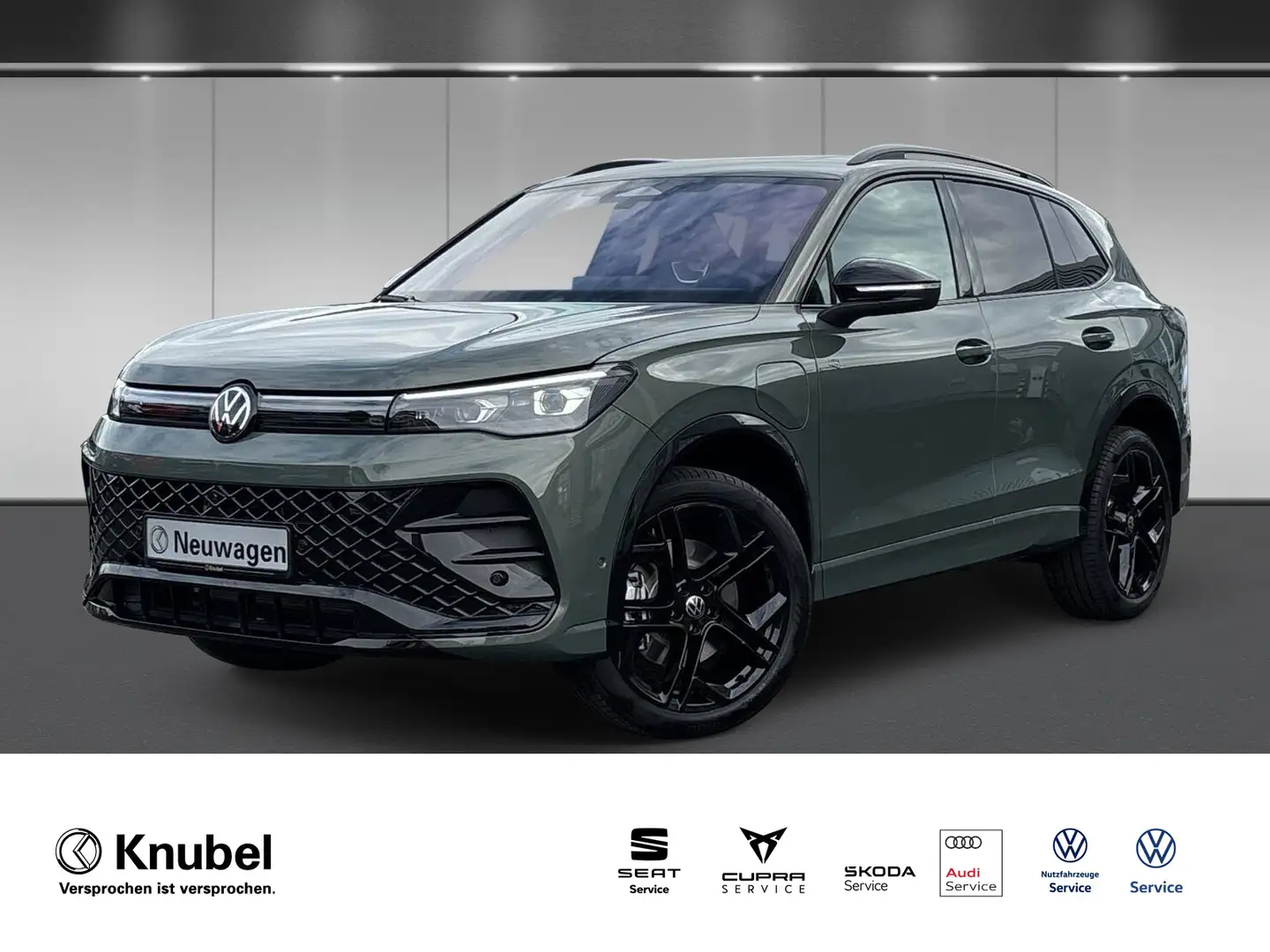 Volkswagen Tiguan R-Line eHybrid AHK Pano 20" HarmanKardon Keyless Grün - 1
