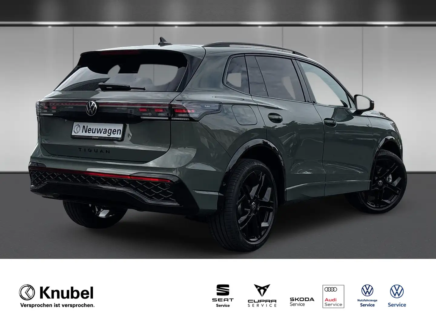Volkswagen Tiguan R-Line eHybrid AHK Pano 20" HarmanKardon Keyless Grün - 2