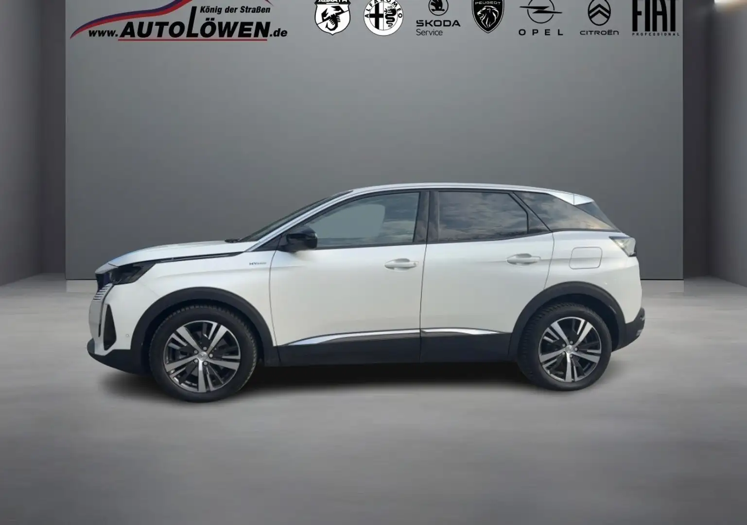 Peugeot 3008 Plug-In Hybrid 225 Allure  Navi Kamera SHZ Weiß - 2