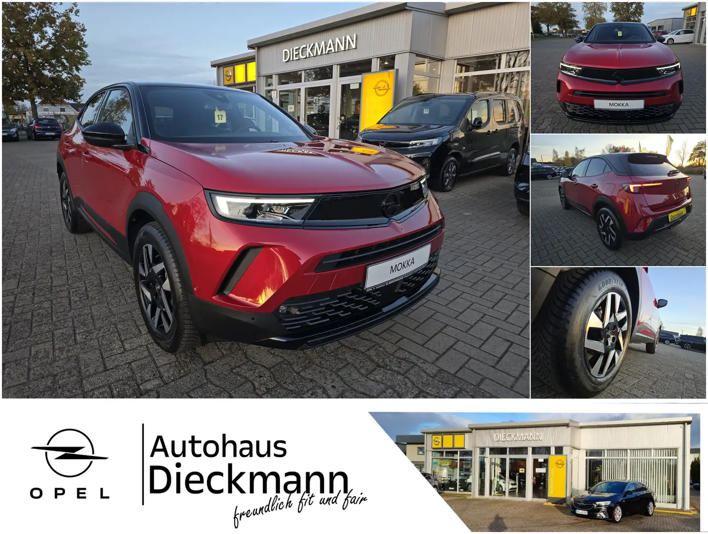 Opel Mokka GS LED-Matrix RFK SHZ Multimedia Allwetter Rouge - 1