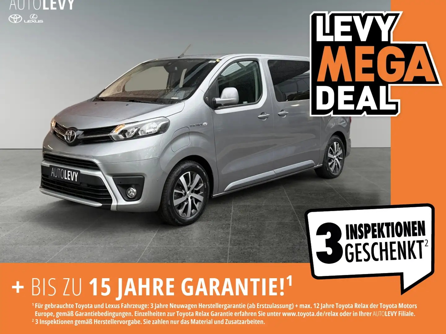 Toyota Proace Verso Electric Team D L1 *8SITZE* Silber - 1