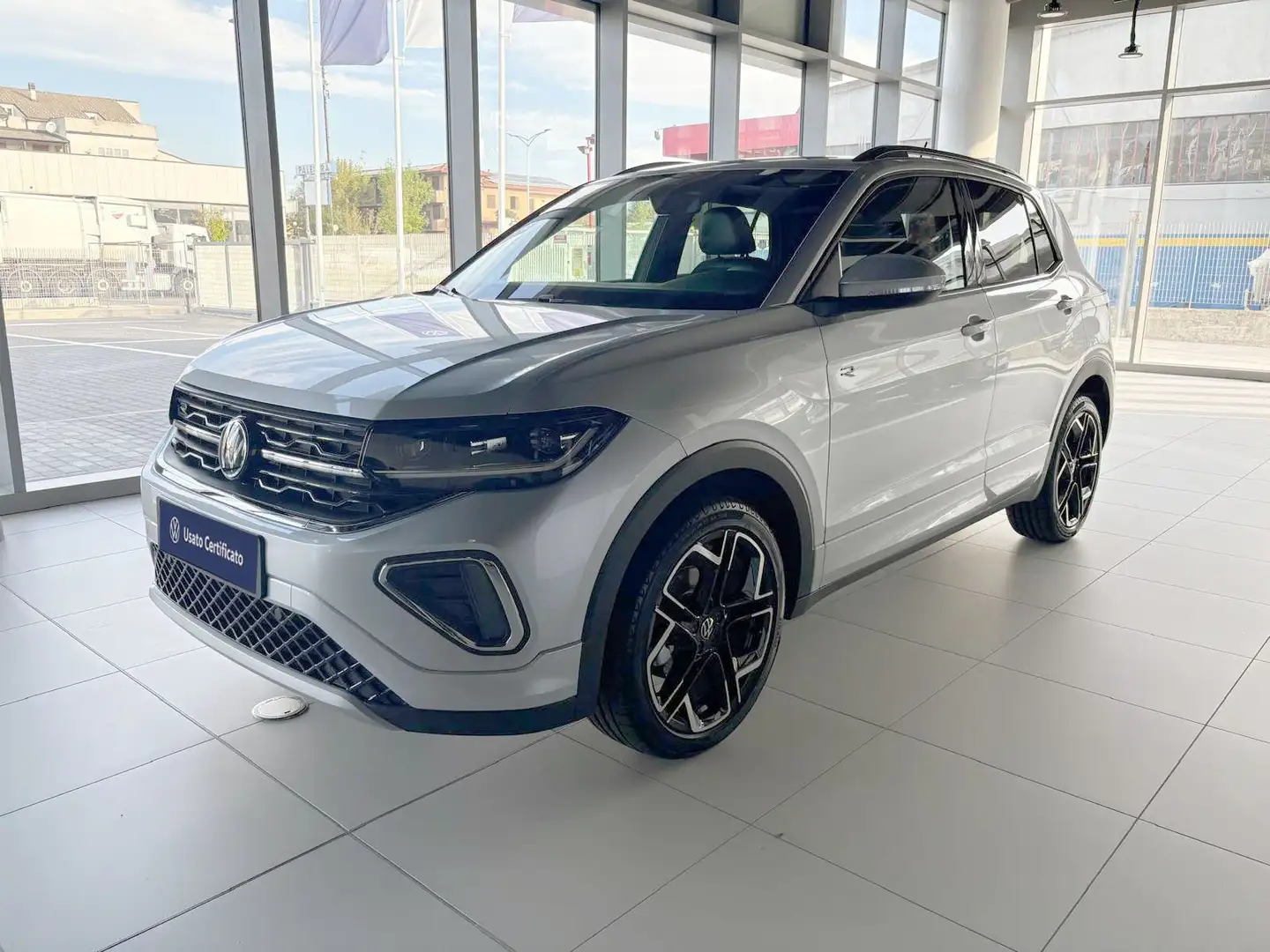 Volkswagen T-Cross 1.0 tsi r-line plus 115cv dsg Argento - 1